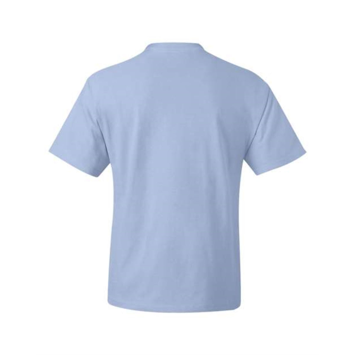 Hanes Beefy-T Short Sleeve T-Shirt - Light Blue, M