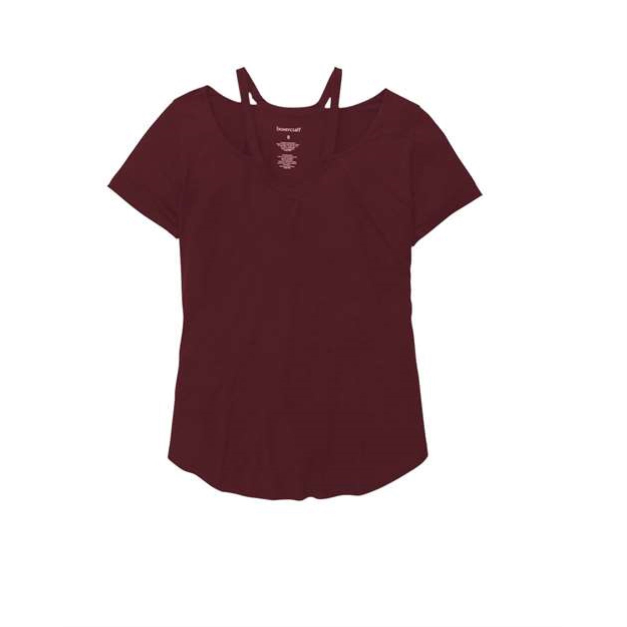 Boxercraft Women's Moxie T-Shirt - Maroon, XS
