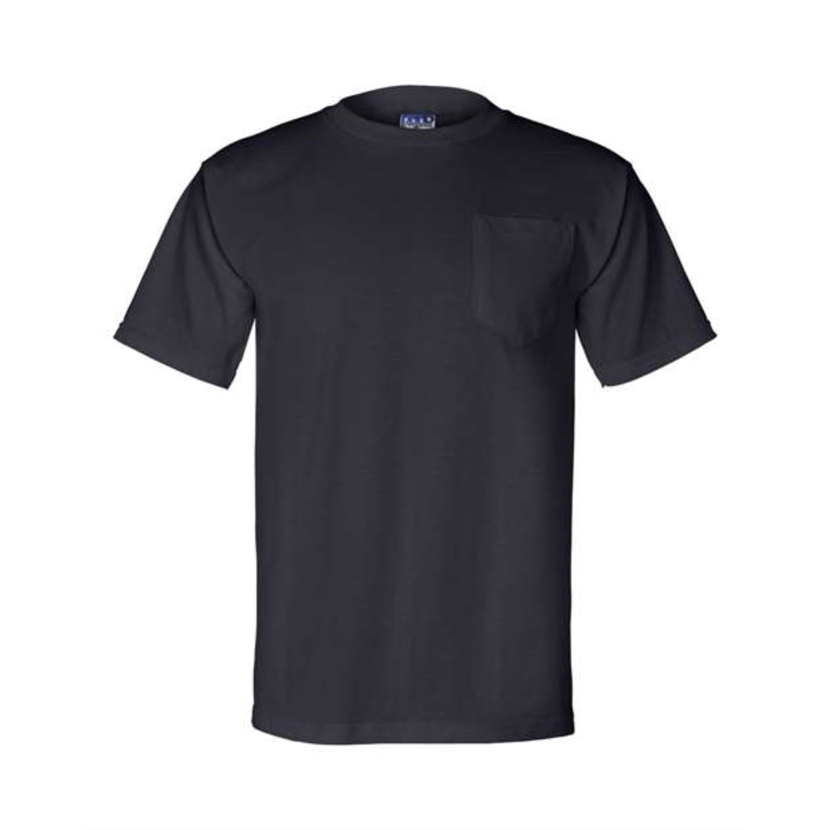 Bayside Union-Made Short Sleeve T-Shirt With A Pocket - Navy, Xl