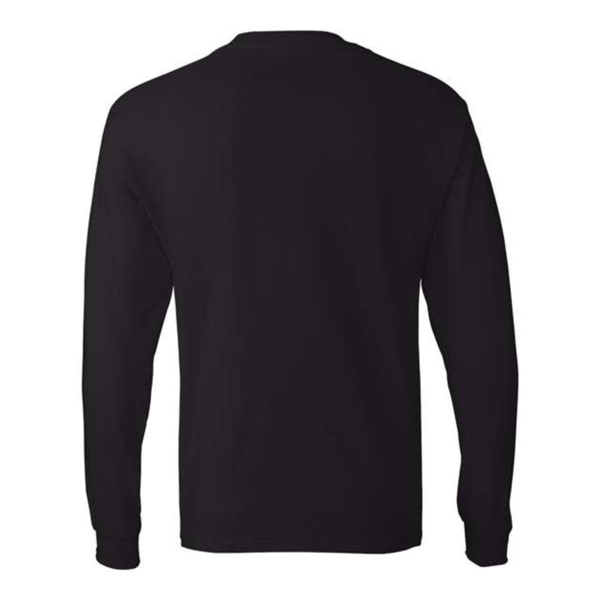 Hanes Authentic Long Sleeve T-Shirt - Black, S