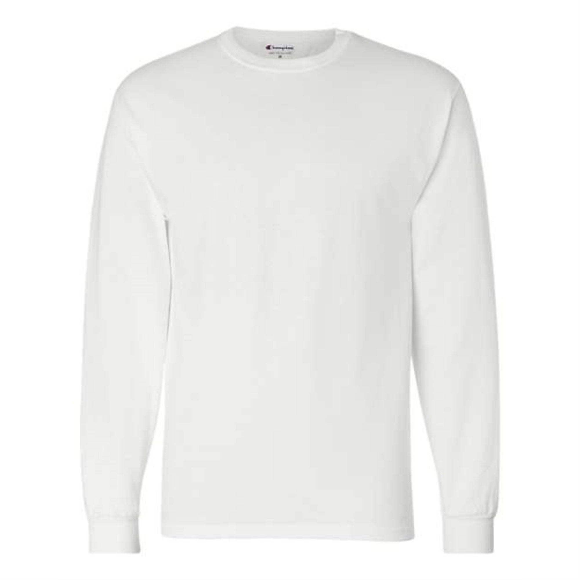 Champion Long Sleeve T-Shirt - White, S