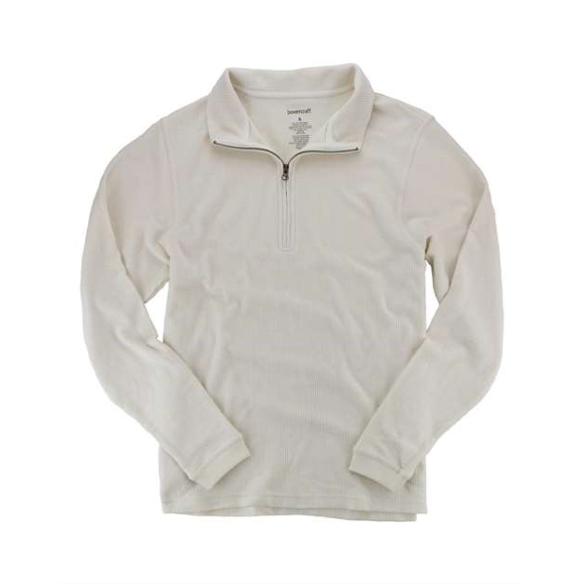 Boxercraft Corduroy Quarter-Zip Pullover - Natural, XL
