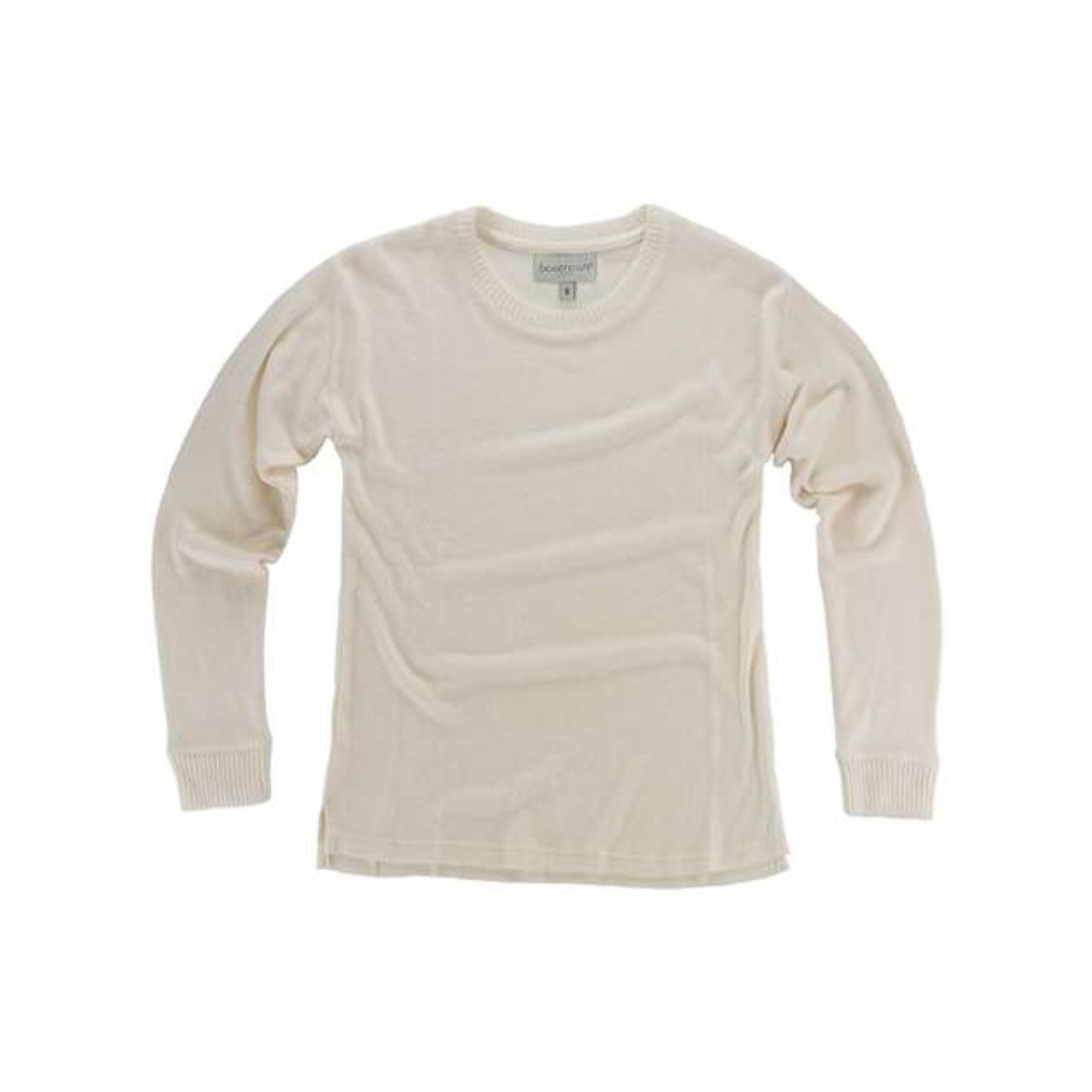 Boxercraft Girls' Cuddle Boxy Sweatshirt - Natural, L