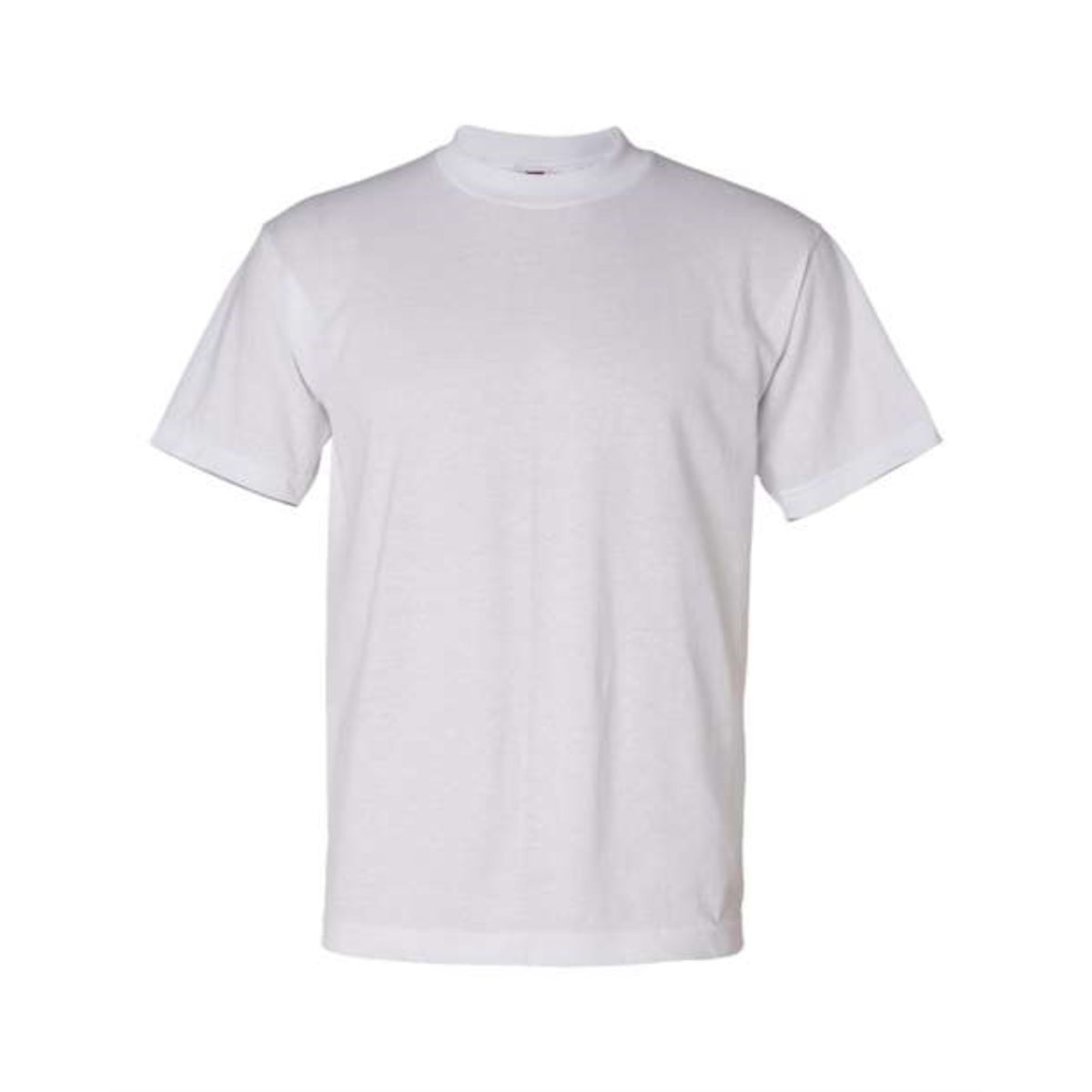 Bayside Usa-Made 50/50 Short Sleeve T-Shirt - White, Xl