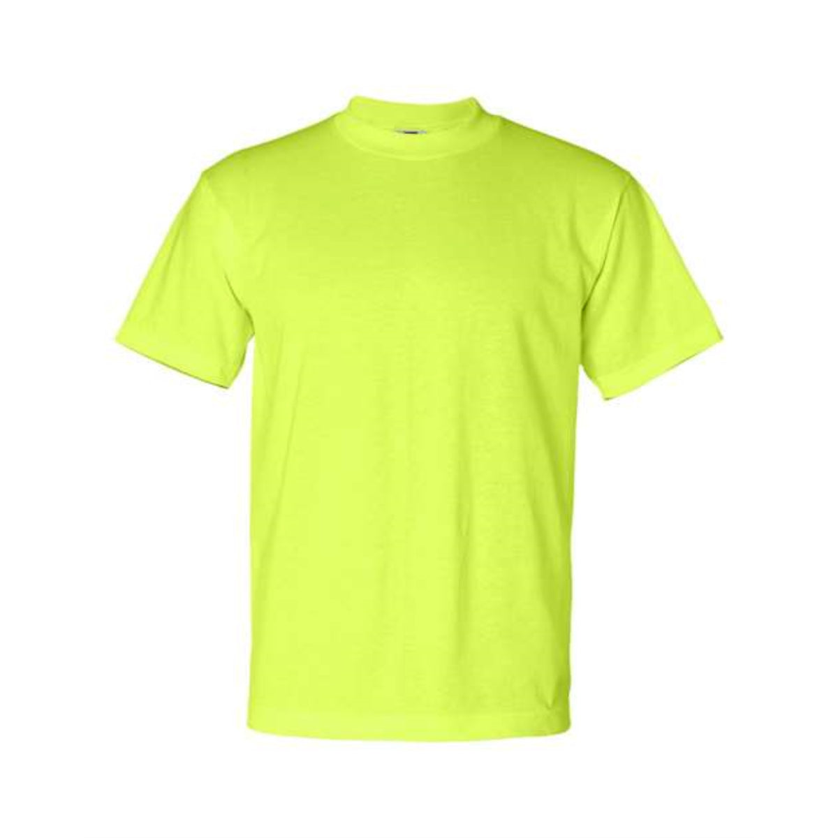 Bayside Usa-Made 50/50 Short Sleeve T-Shirt - Safety Green, Xl