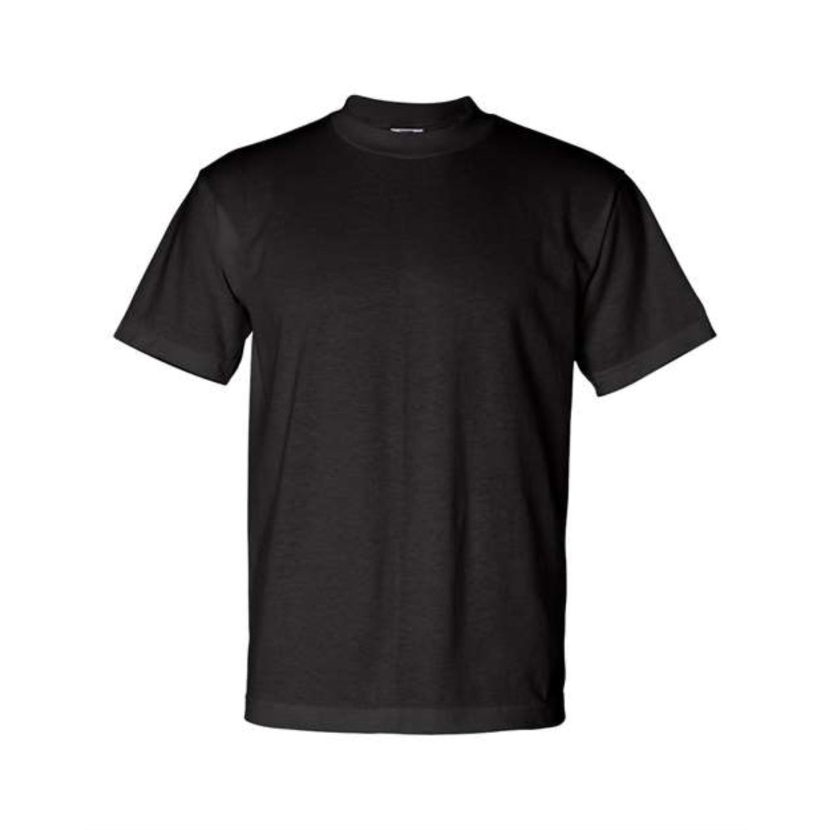 Bayside Usa-Made 50/50 Short Sleeve T-Shirt - Black, M