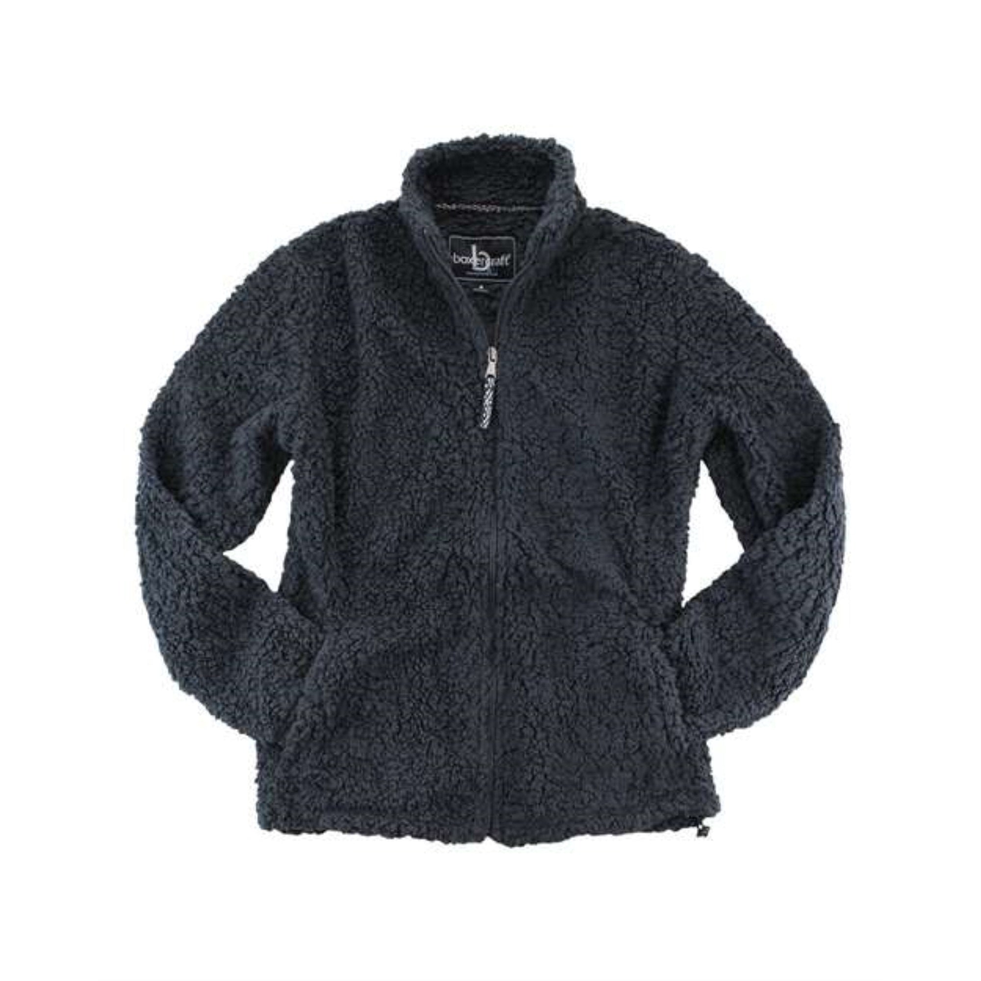 Boxercraft Youth Full-Zip Sherpa - Charcoal, S