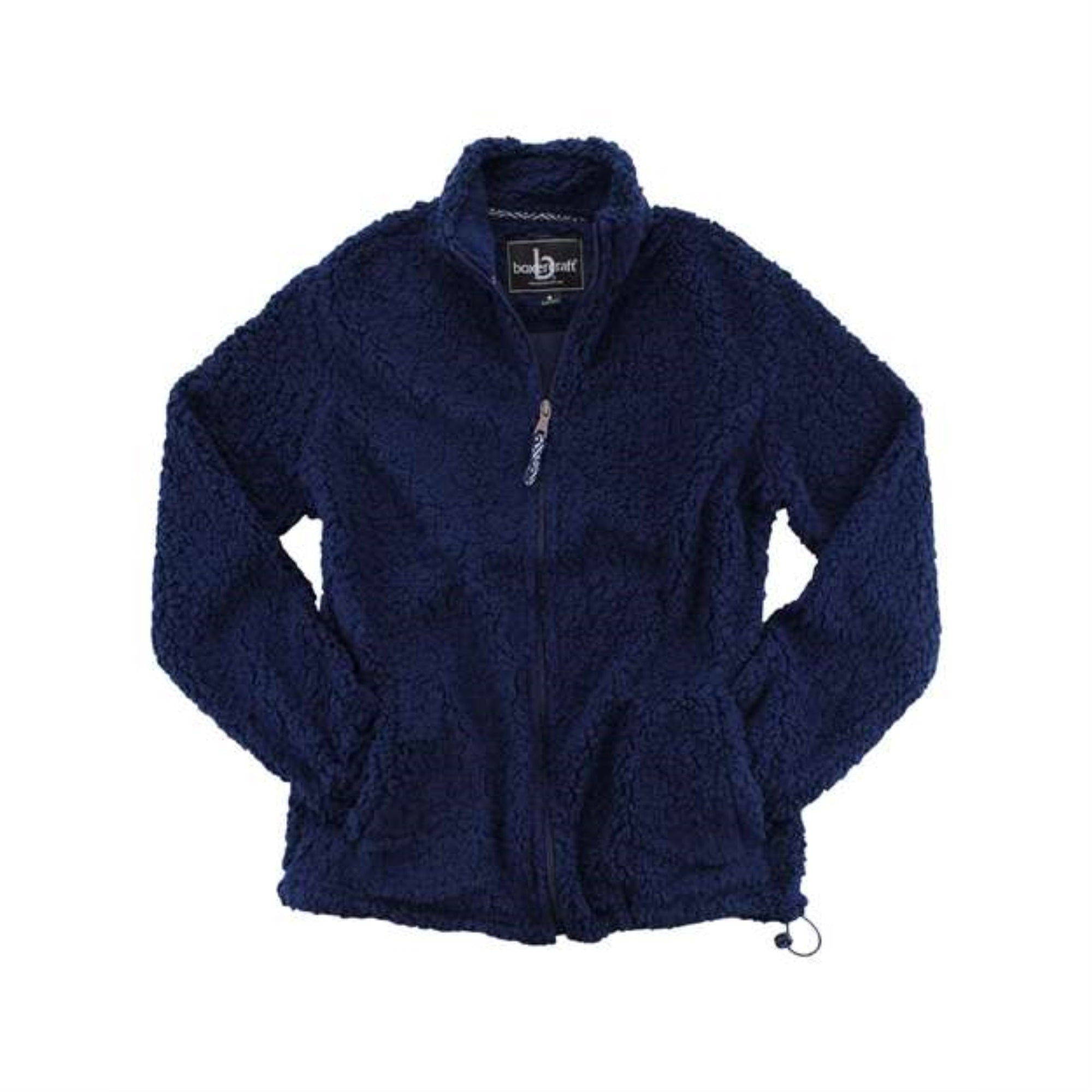 Boxercraft Youth Full-Zip Sherpa - Navy, L