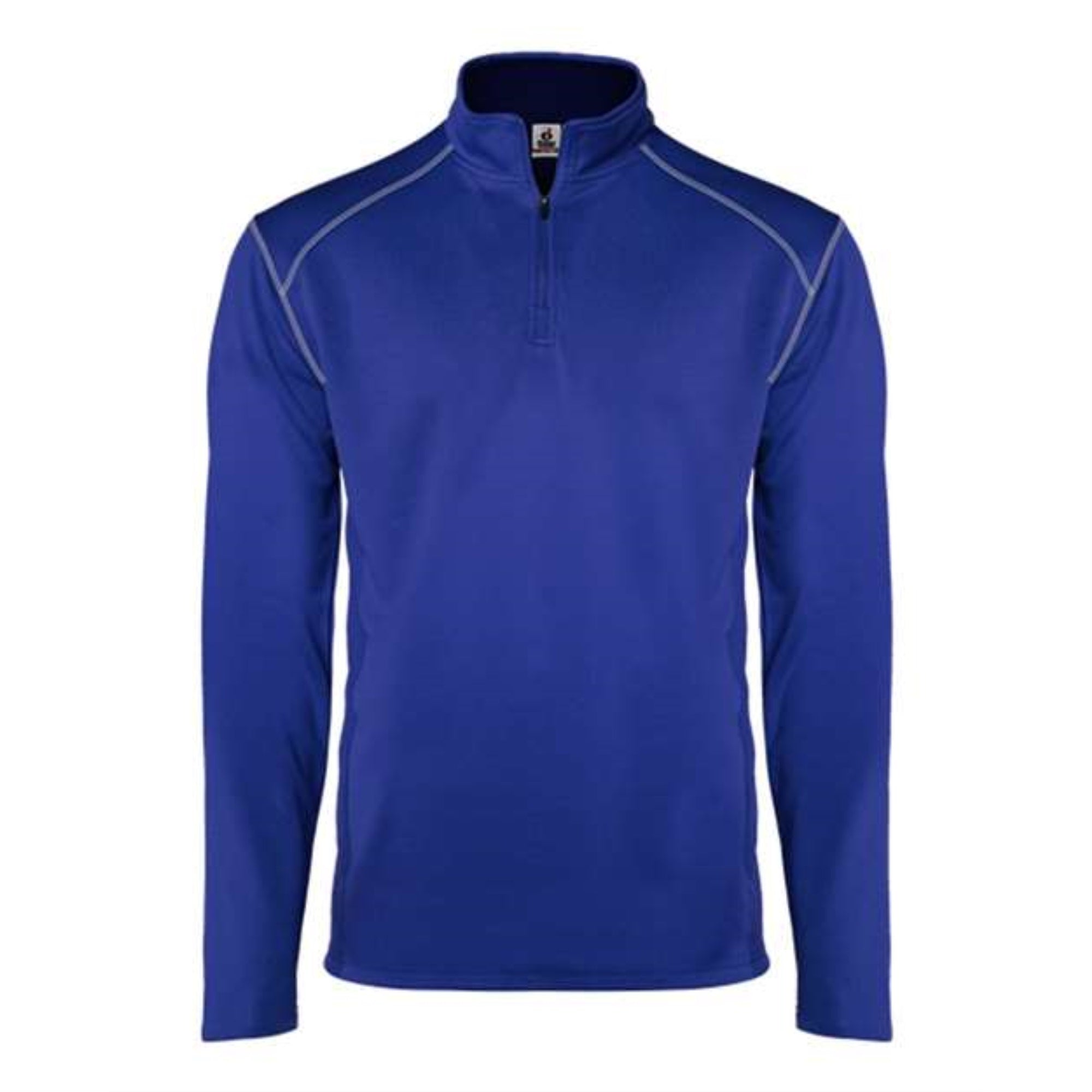 Badger Money Mesh Quarter-Zip Pullover - Royal, Xs
