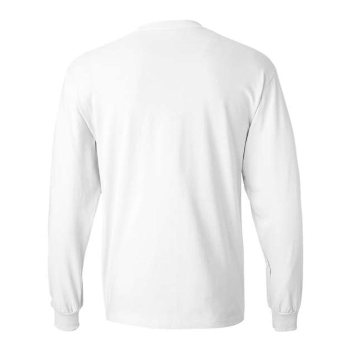 Hanes Beefy-T Long Sleeve T-Shirt - White, M