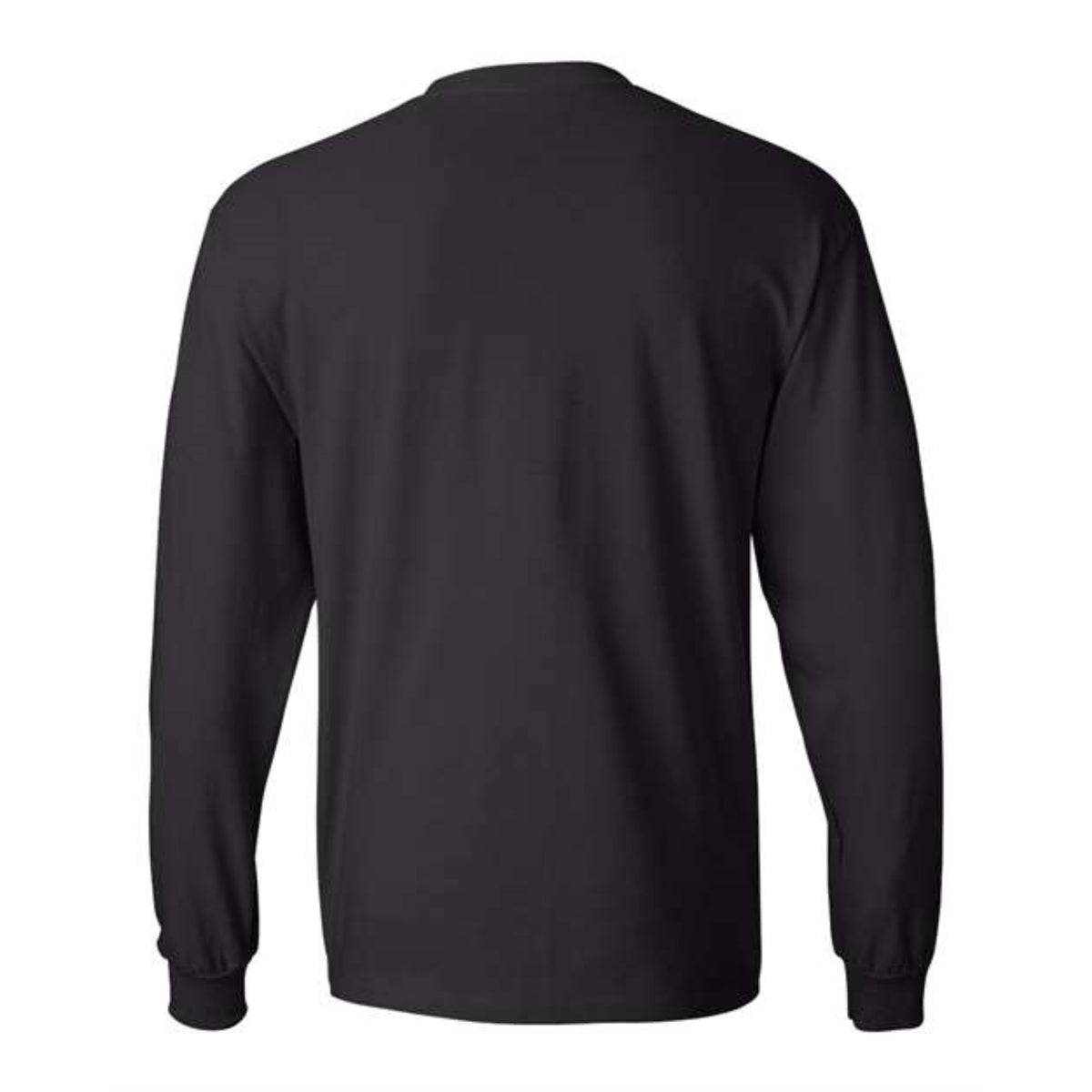 Hanes Beefy-T Long Sleeve T-Shirt - Black, L