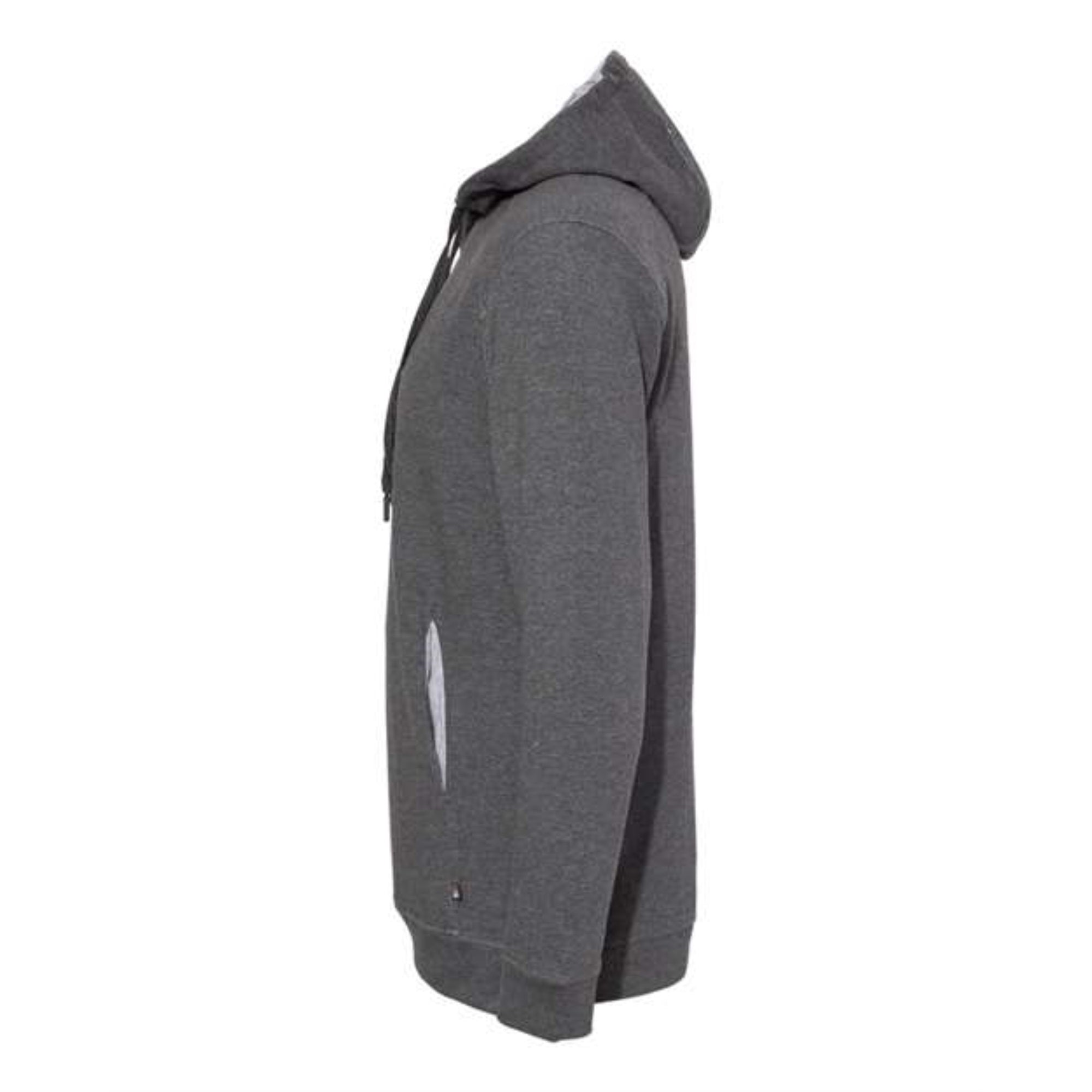 Badger Fitflex French Terry Hooded Sweatshirt - Charcoal, S
