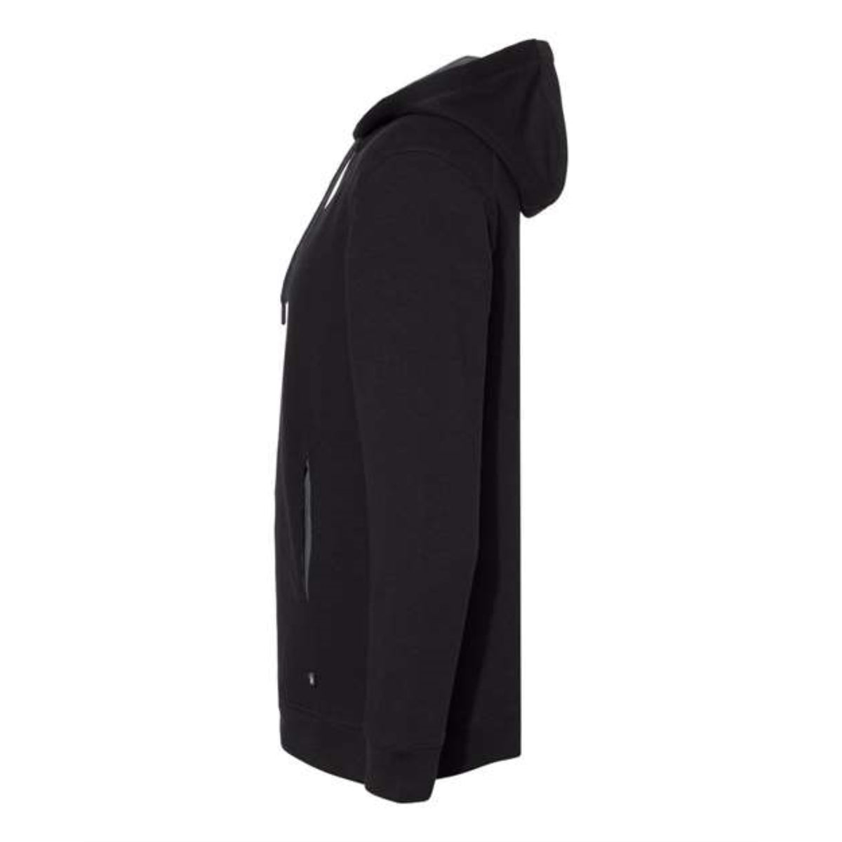 Badger Fitflex French Terry Hooded Sweatshirt - Black, S