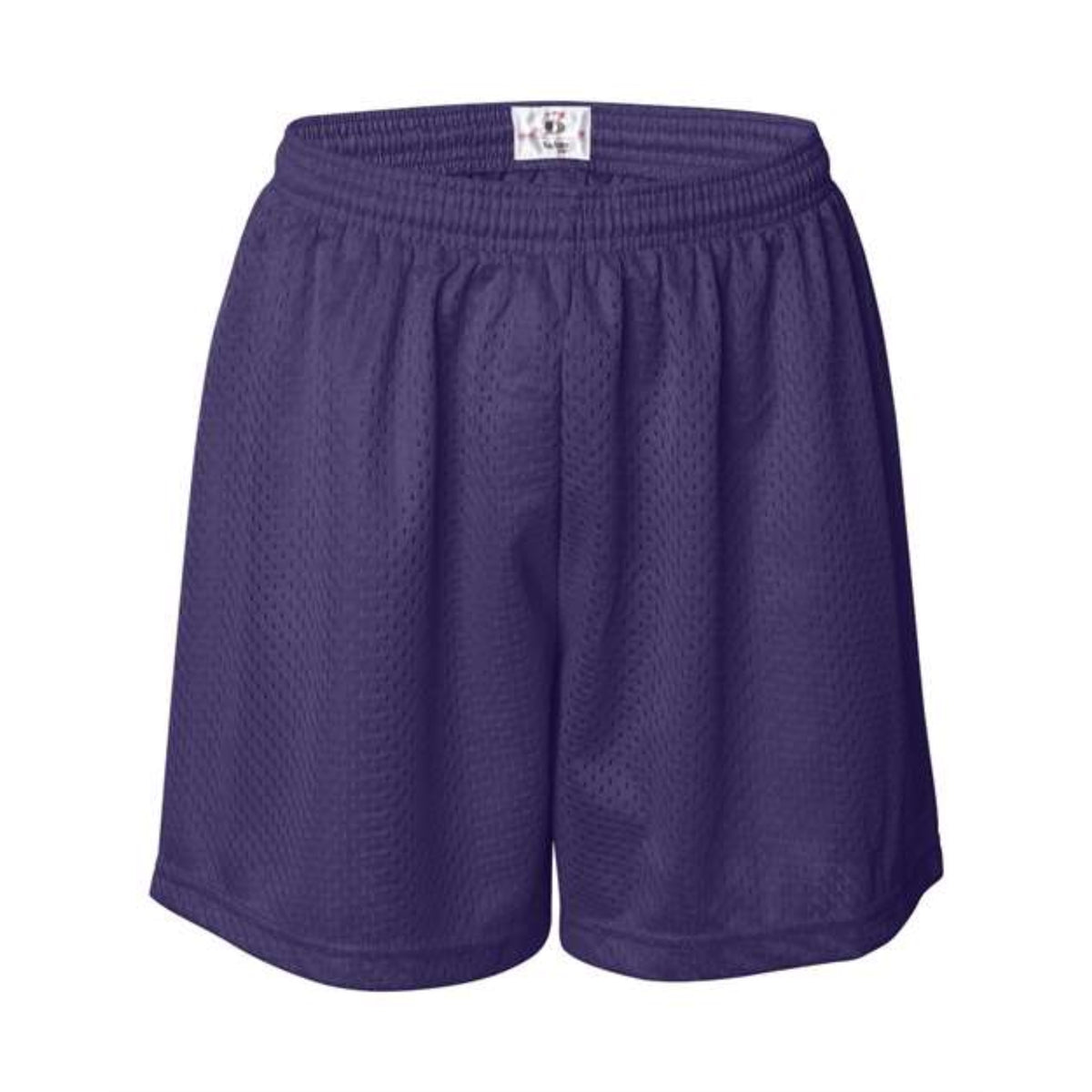 Badger Women'S Pro Mesh 5 Shorts With Solid Liner - Purple, Xl