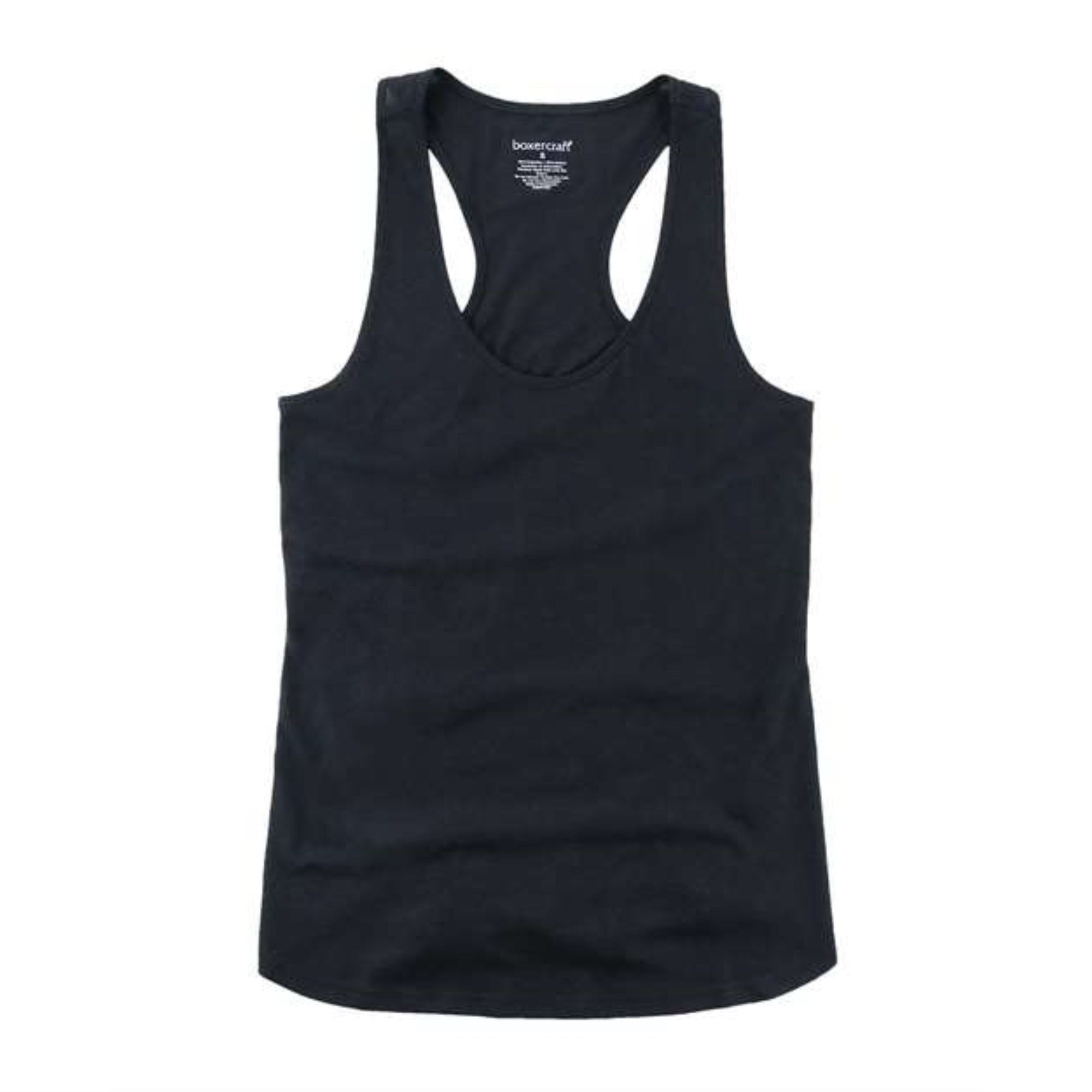 Boxercraft Women's Essential Racerback Tank Top - Black, XL