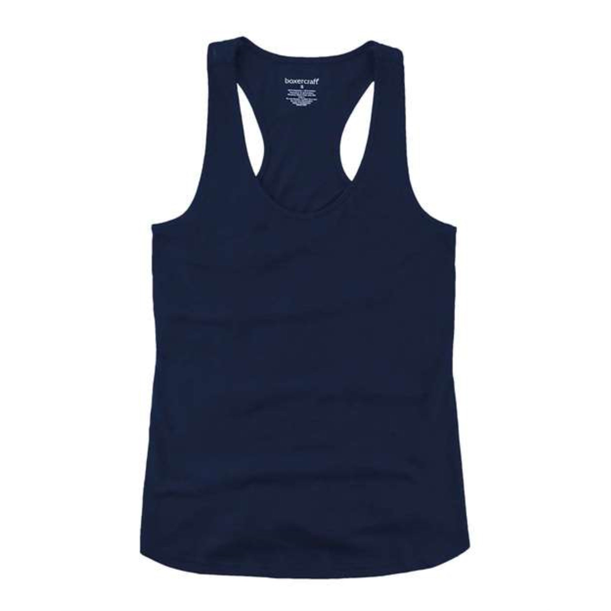 Boxercraft Women's Essential Racerback Tank Top - Navy, XL