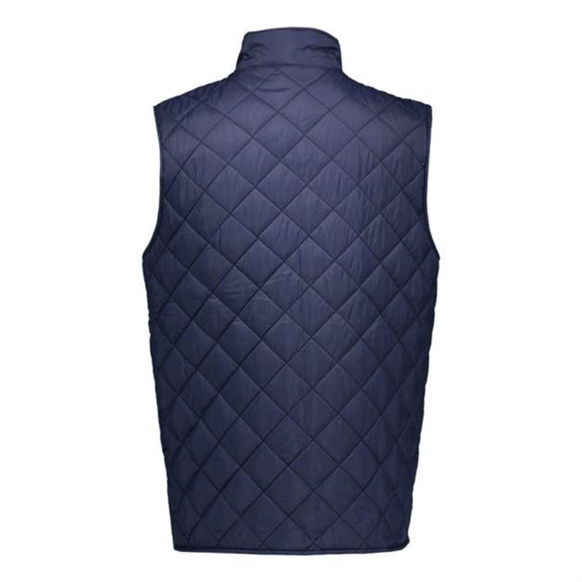 Weatherproof Vintage Diamond Quilted Vest - Navy, M