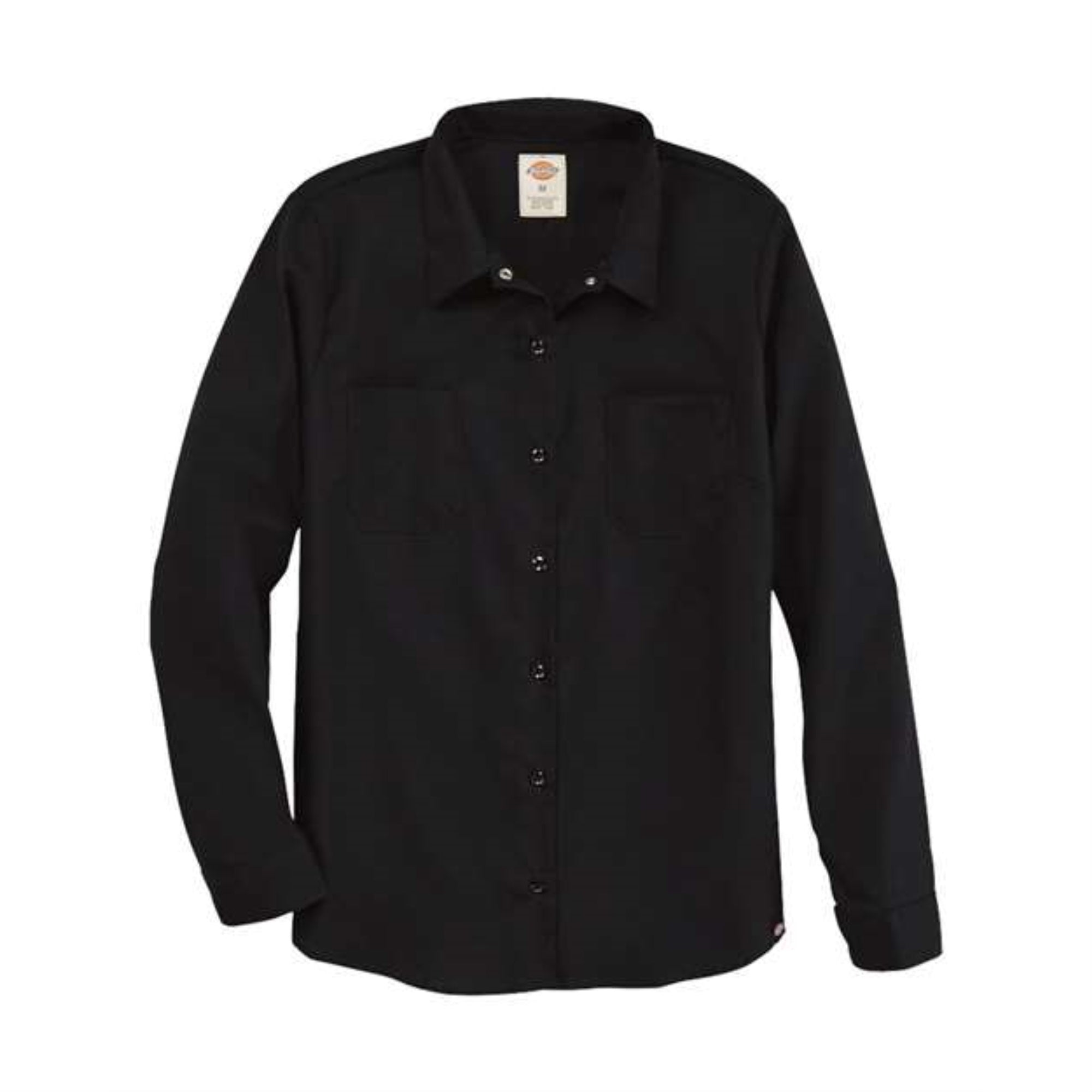 Dickies Women's Long Sleeve Industrial Work Shirt - Black, M