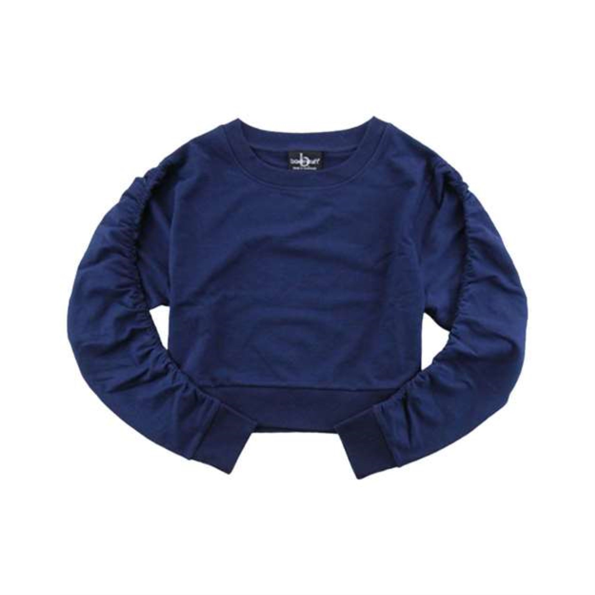 Boxercraft Women's Cropped Kara Pullover - Navy, L