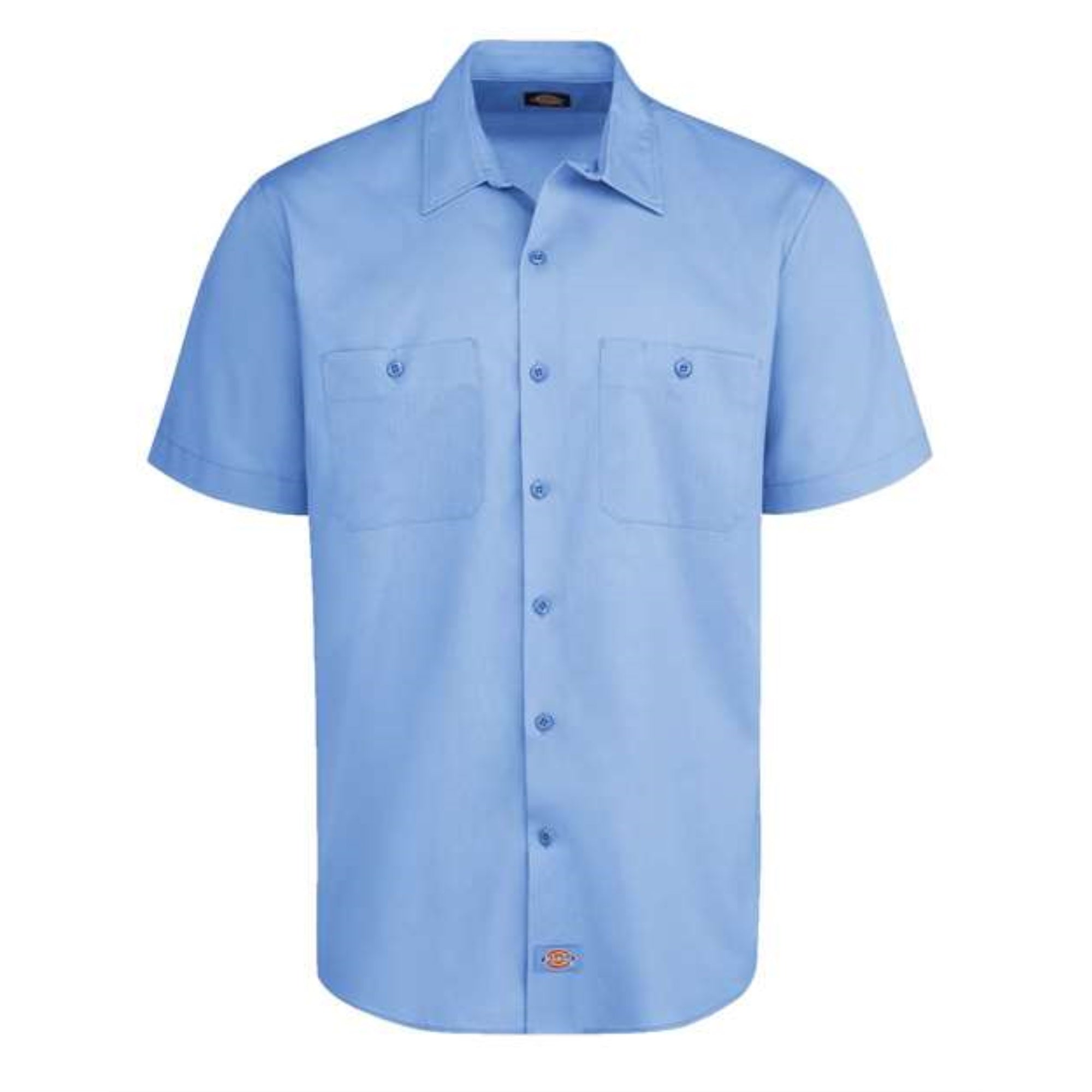 Dickies Industrial Worktech Ventilated Short Sleeve Work Shirt - Light Blue, M