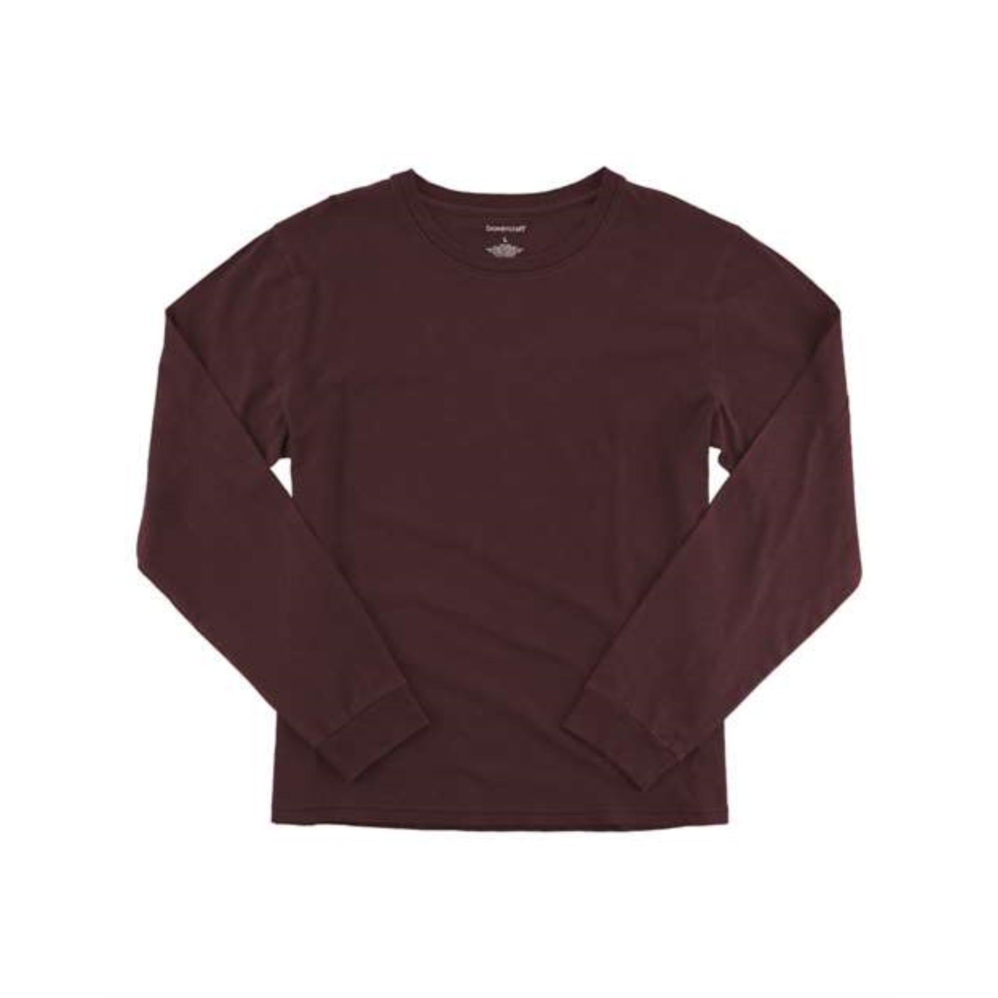 Boxercraft Vintage Long Sleeve T-Shirt - Maroon, XL