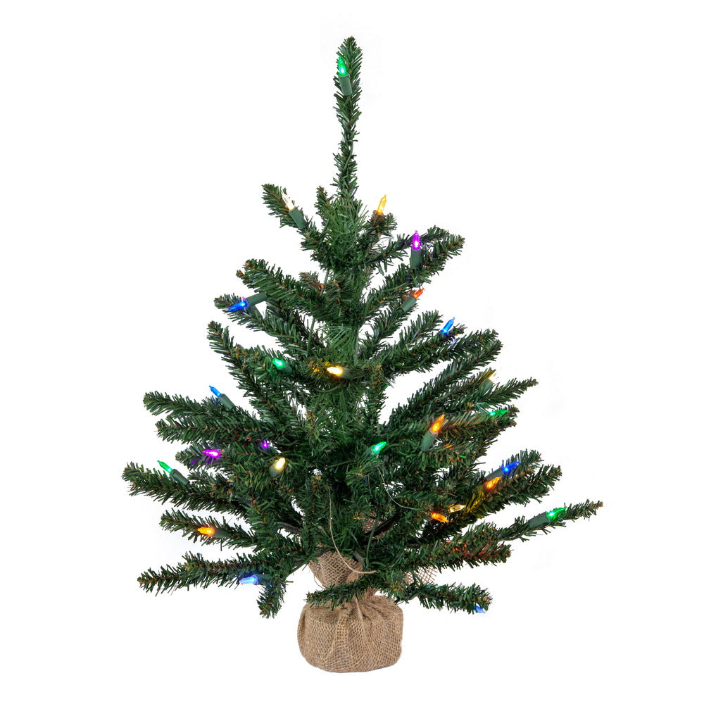 Vickerman 24″ Anoka W/Burlap Base Dural LED 35MU - B160426LED