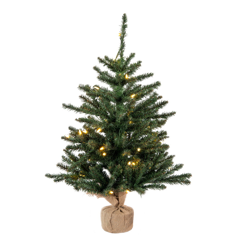 Vickerman 30″ Anoka W/Burlap Base DuraLED 50WmWht - B160431LED