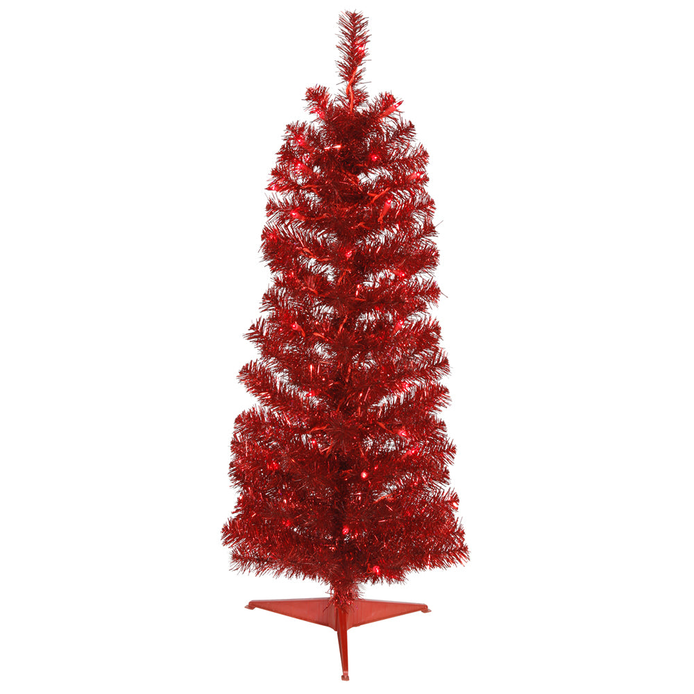 Vickerman 2' X 11 Red Pencil Tree Dural Led 35Rd - B163325Led