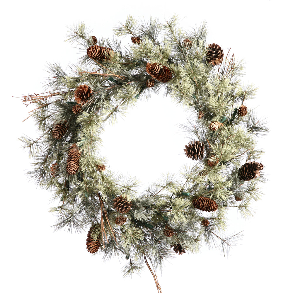 Vickerman 30″ Dakota Pine Wreath 112 Tips - B165530