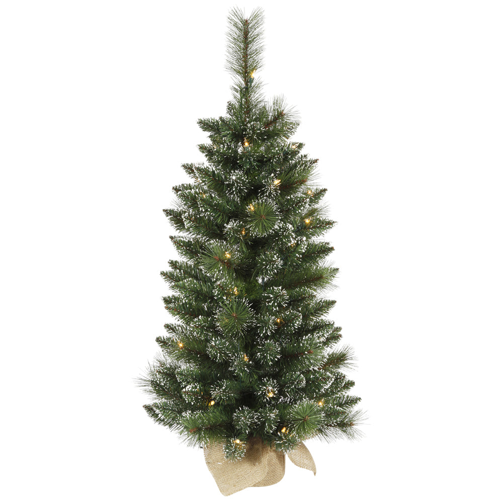 Vickerman 3'x17″ Mix Snow Tip Pine Tree Dural 50CL - B166437