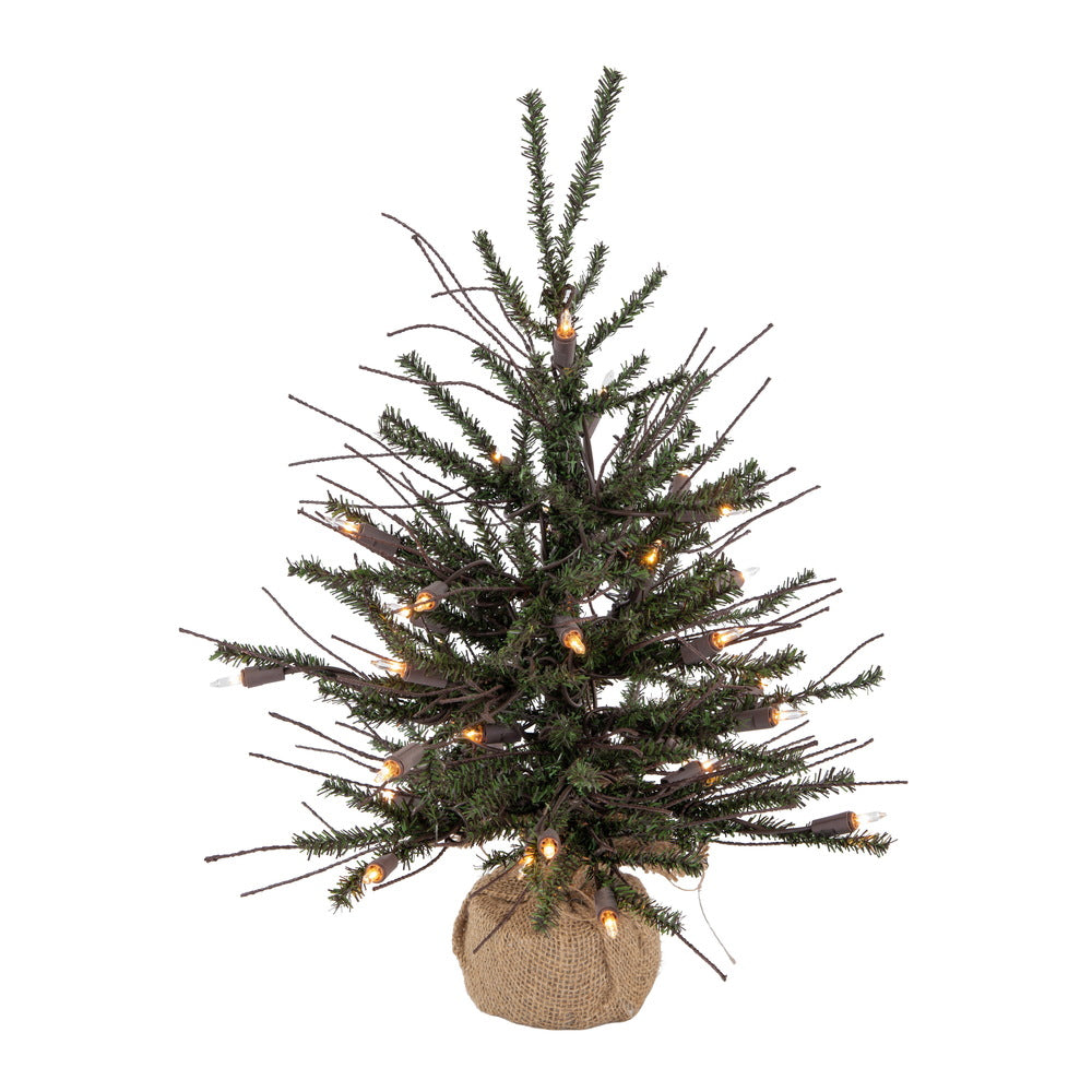 Vickerman 18″ x 12″ Vienna Twig Tree 20CL 196T - B167619