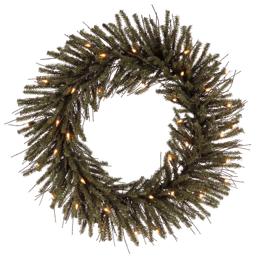 Vickerman 24″ Vienna Twig Dural LED 35WmWht 300T - B167725LED