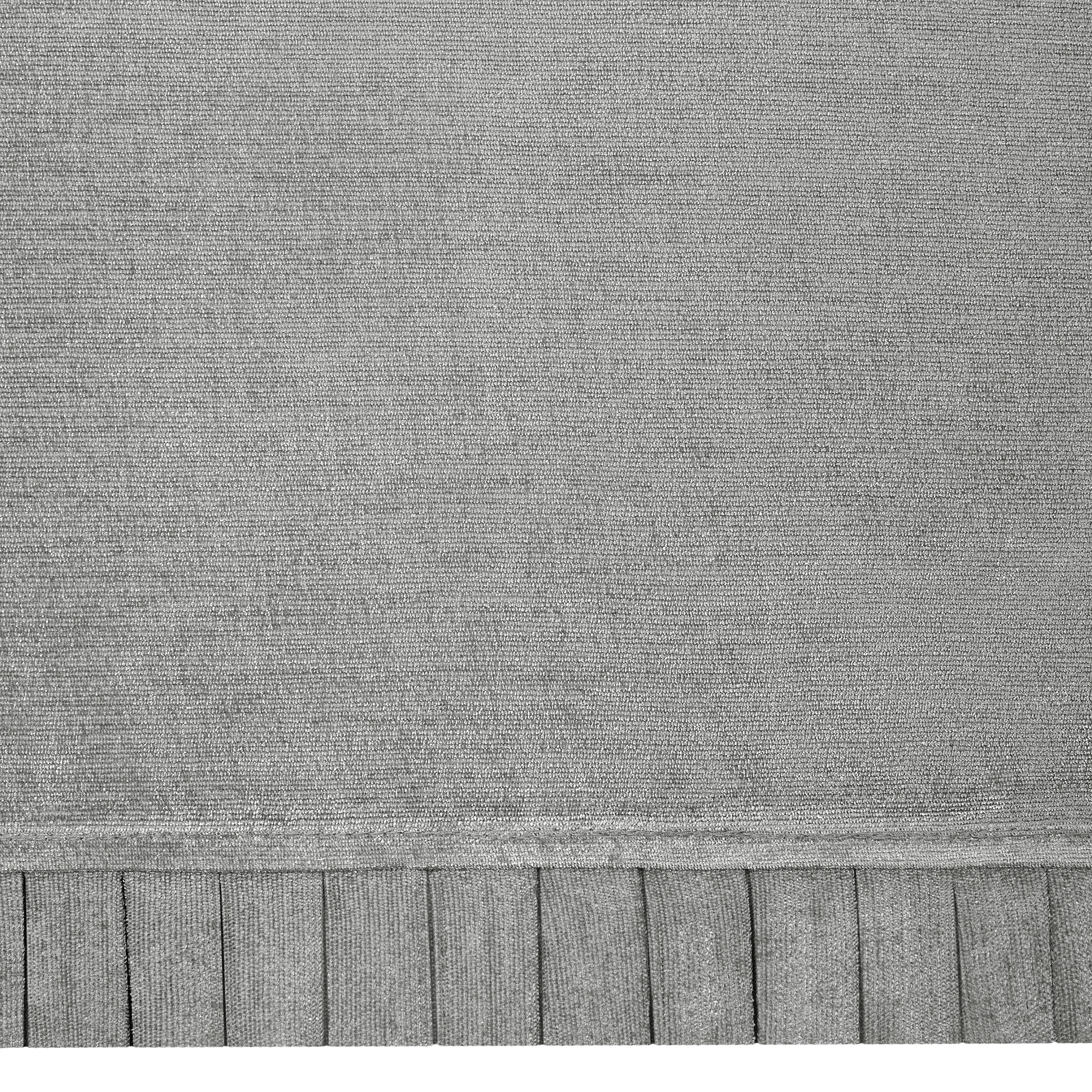 Bordeaux Rod Pocket Window Curtain Panel - 52x84 - Silver