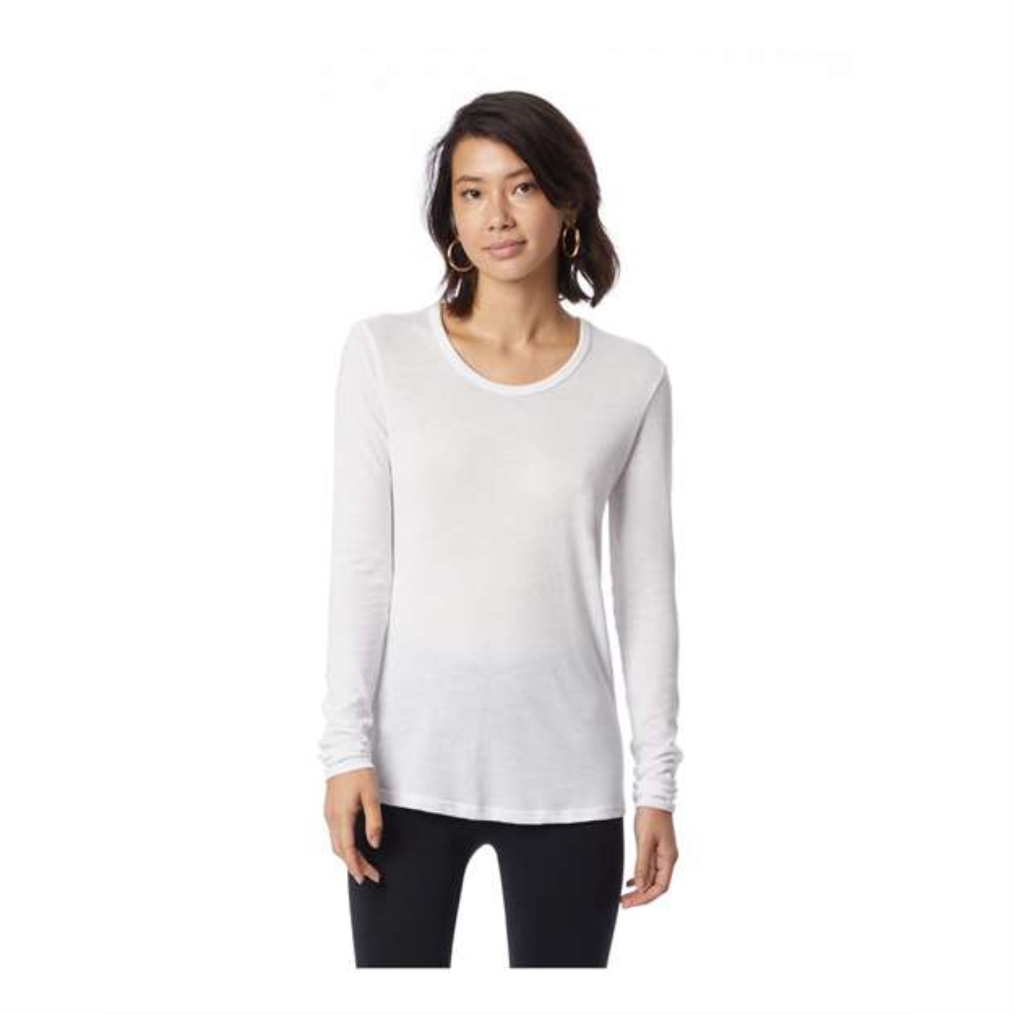 Alternative Women's Keepsake Long Sleeve Tee - White, XS