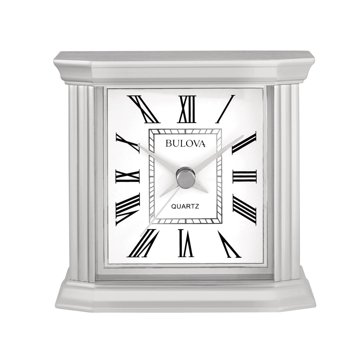 Bulova Clocks, Metal Tabletop, B1714 , Wilton, Accent Dcor
