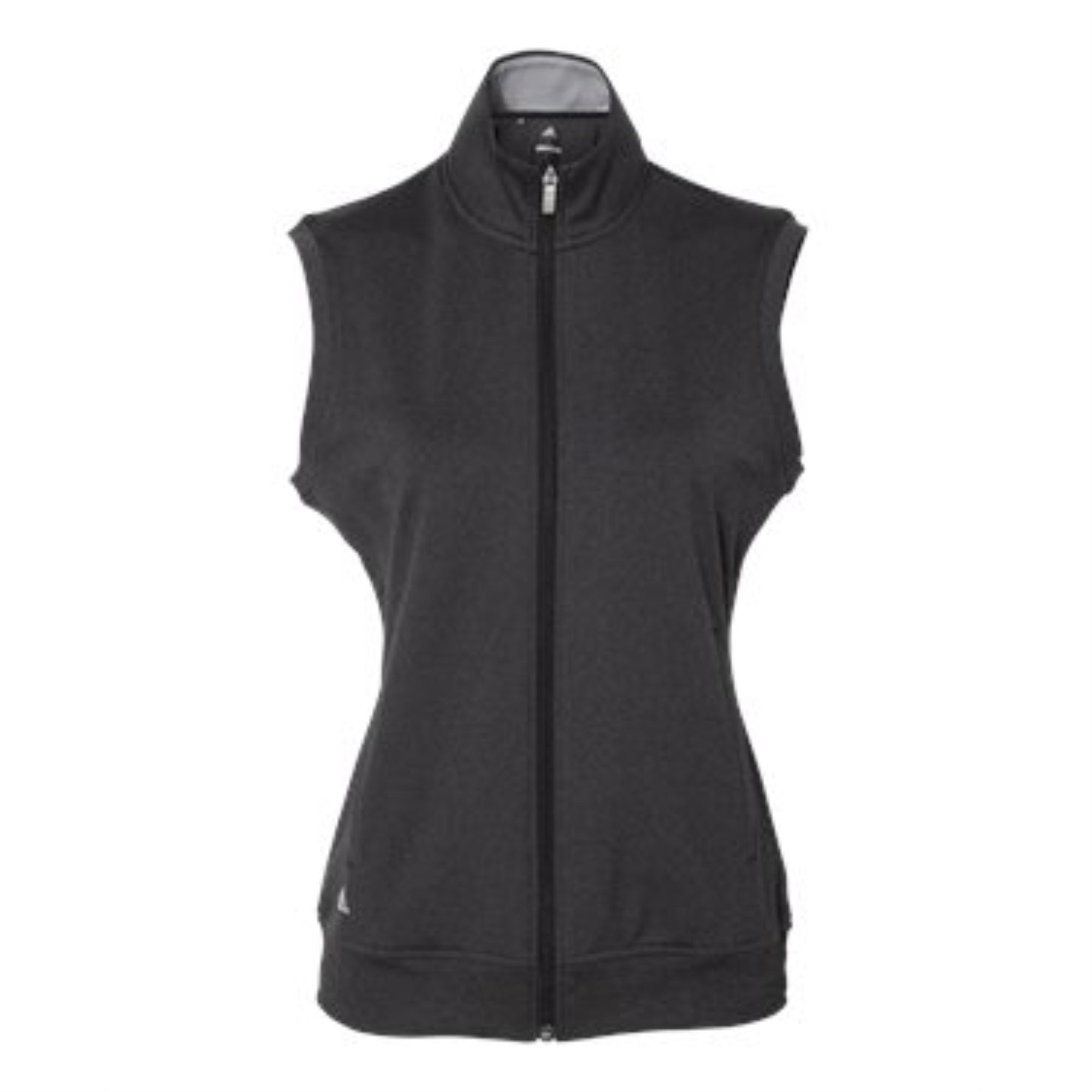 Women's Full-Zip Club Vest - Black Heather