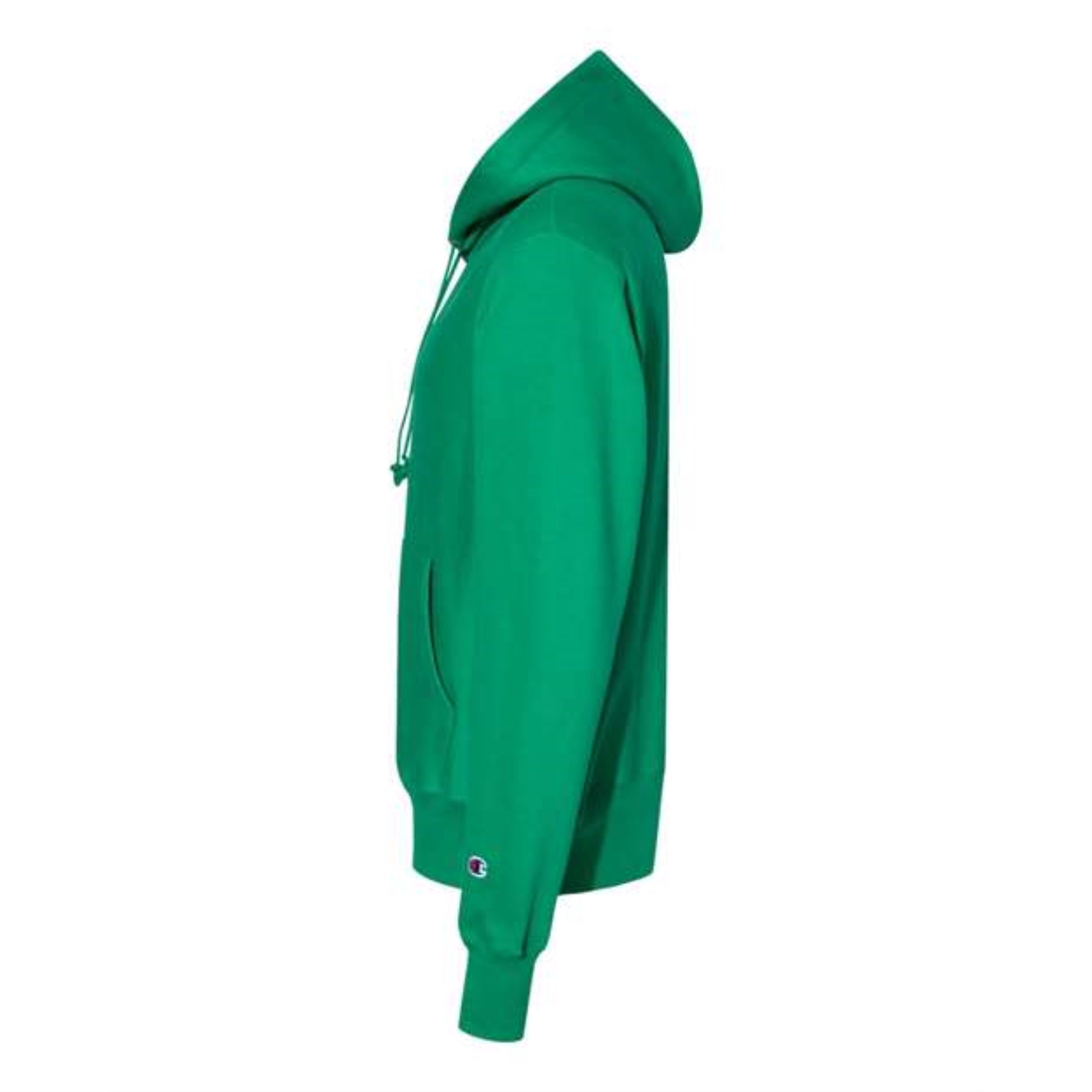 Champion Reverse Weave Hooded Sweatshirt - Kelly Green, M