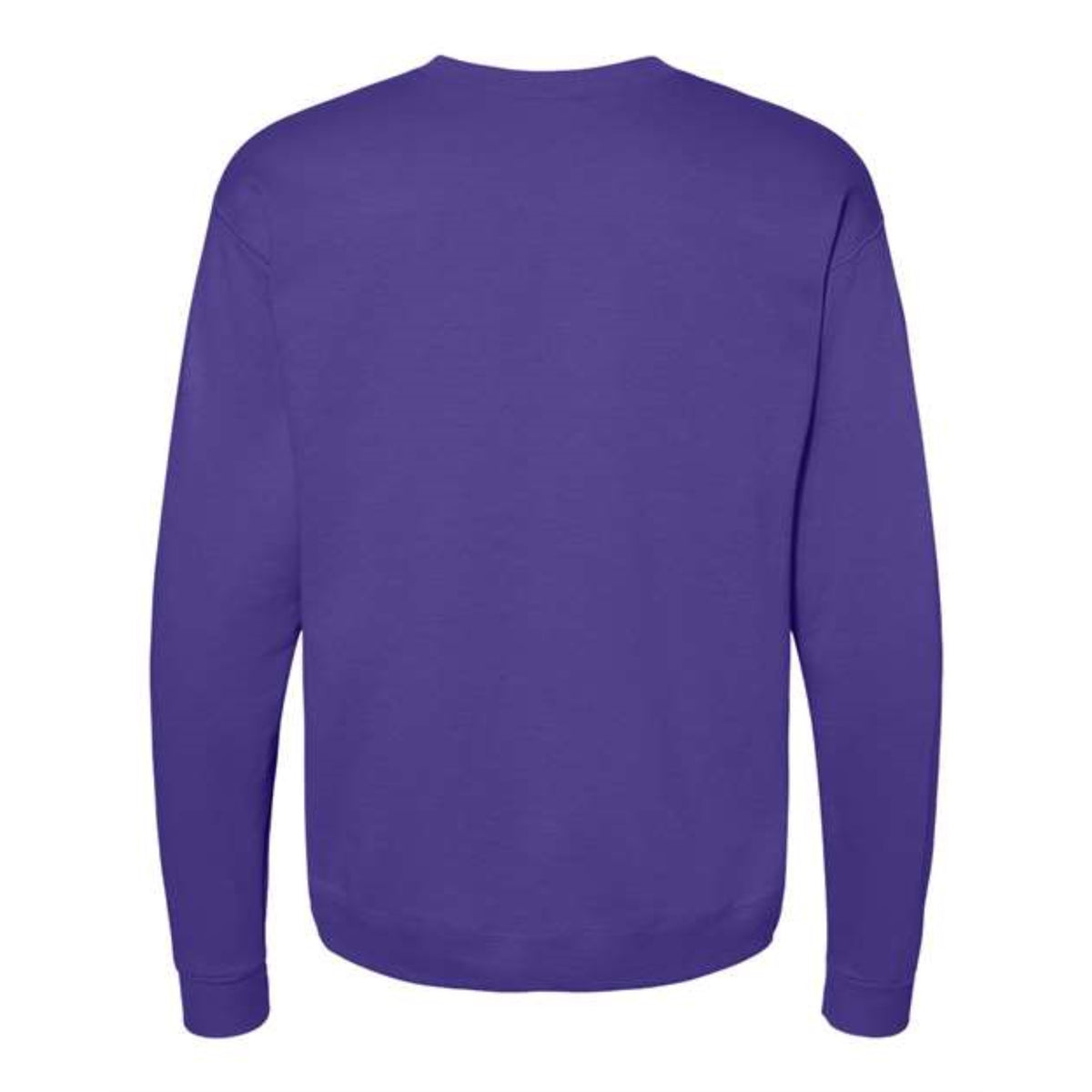 Hanes Ecosmart Crewneck Sweatshirt - Purple, M