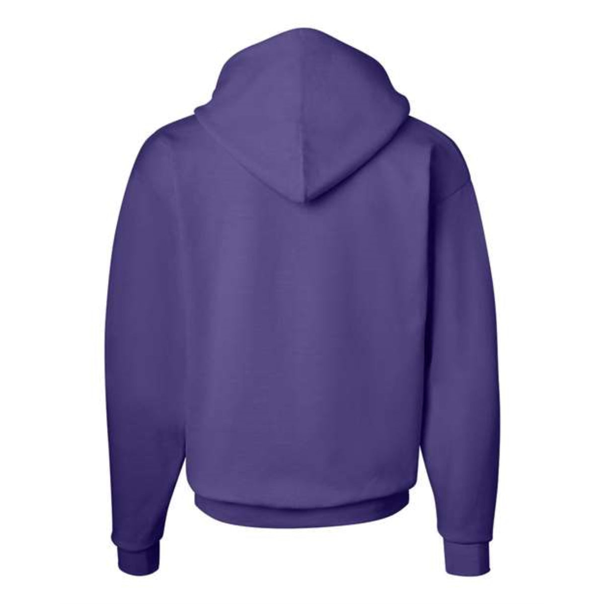 Hanes Ecosmart Hooded Sweatshirt - Purple, M