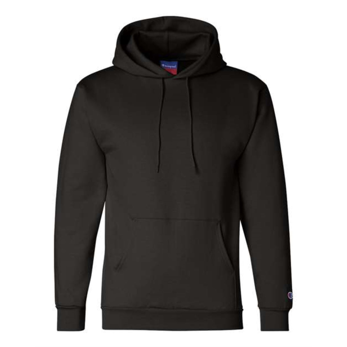 Champion Double Dry Eco Hooded Sweatshirt - Black, M
