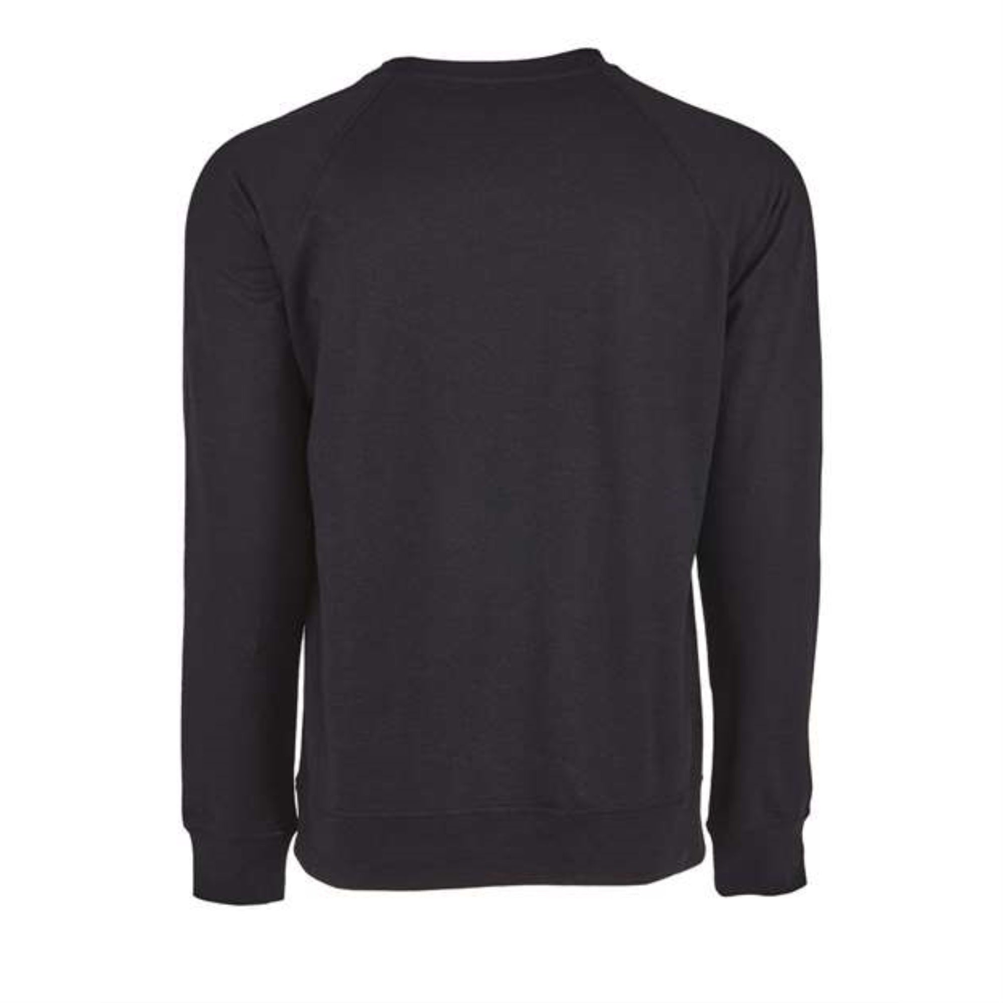 Next Level The French Terry Raglan Crew - Black, L