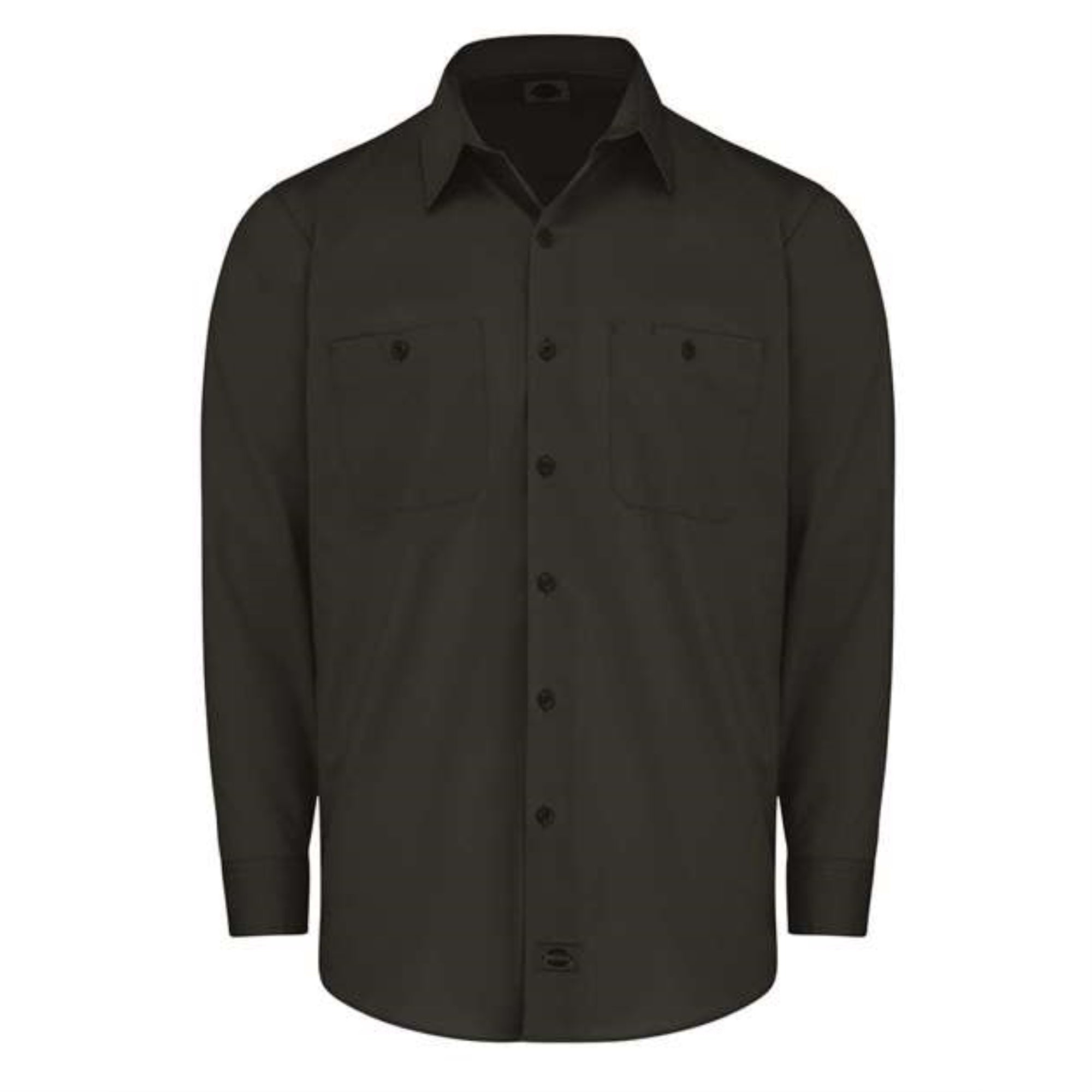 Dickies Industrial Worktech Ventilated Long Sleeve Work Shirt - Long Sizes - Black, MT