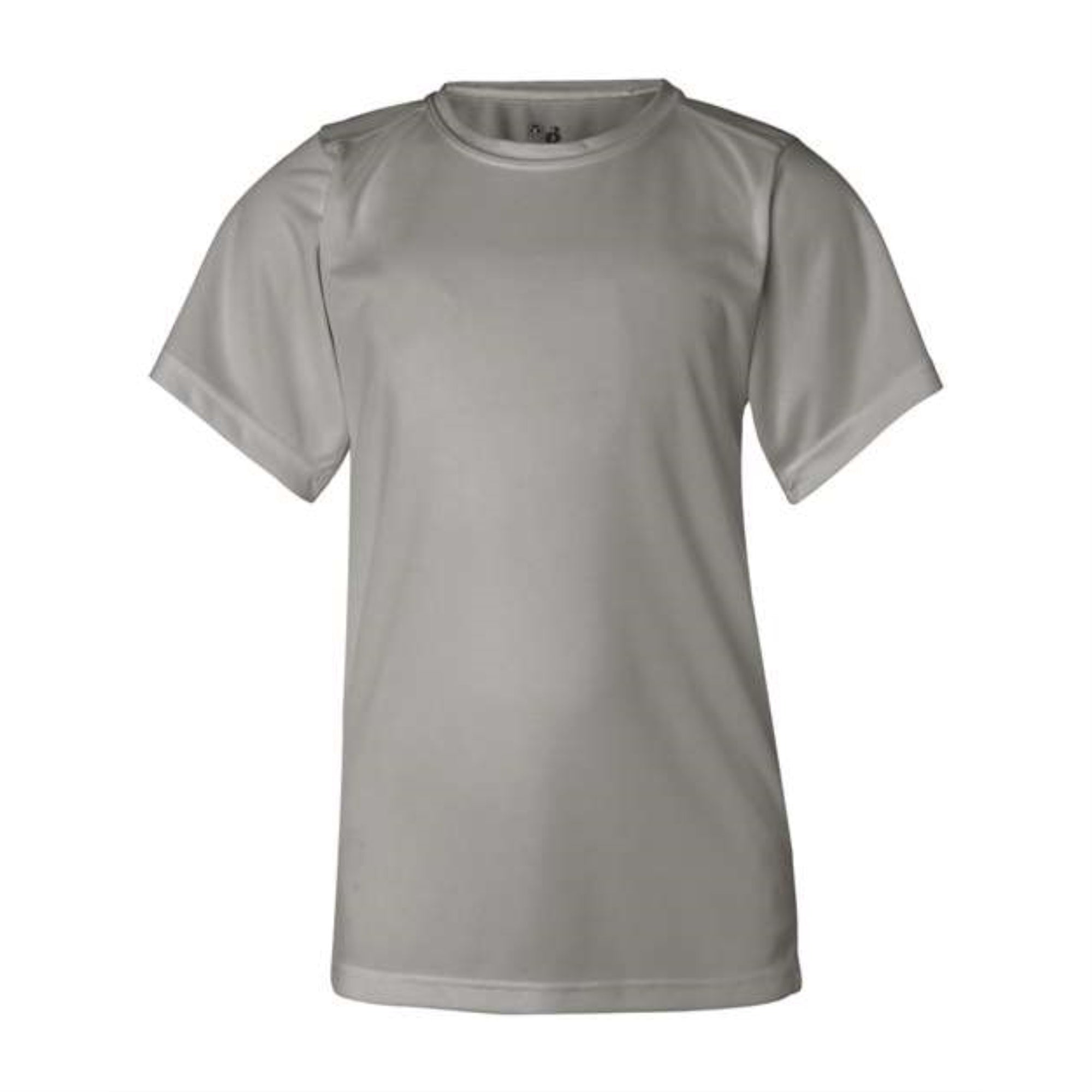 Badger Youth B-Core T-Shirt - Silver, M