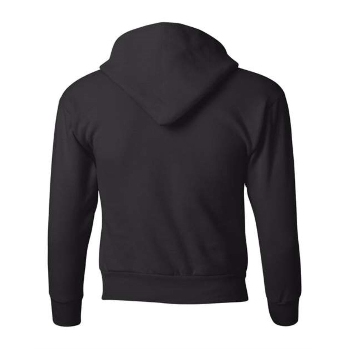 Hanes Ecosmart Youth Hooded Sweatshirt - Black, Xl
