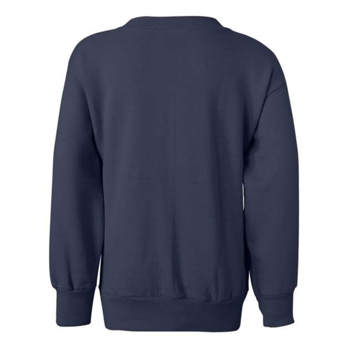 Hanes Ecosmart Youth Crewneck Sweatshirt - Navy, S