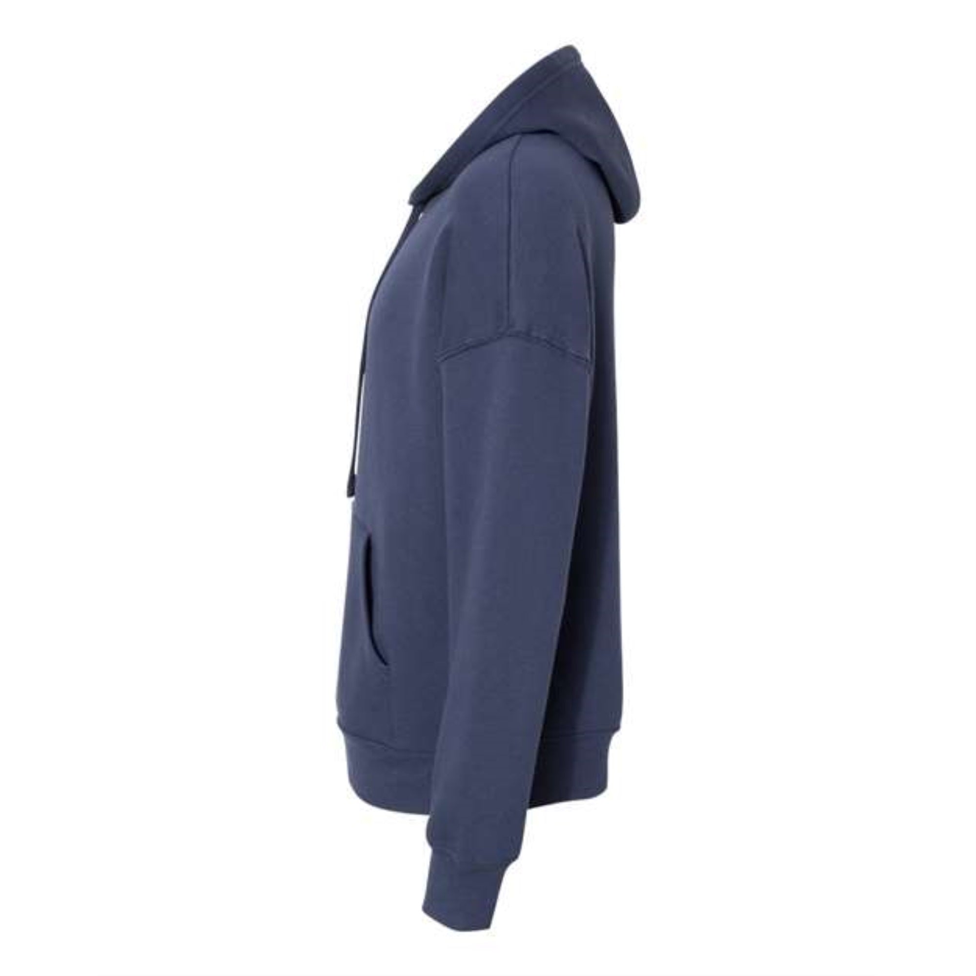 BELLA + CANVAS Unisex Sponge Fleece Drop Shoulder Hoodie - Navy, XS