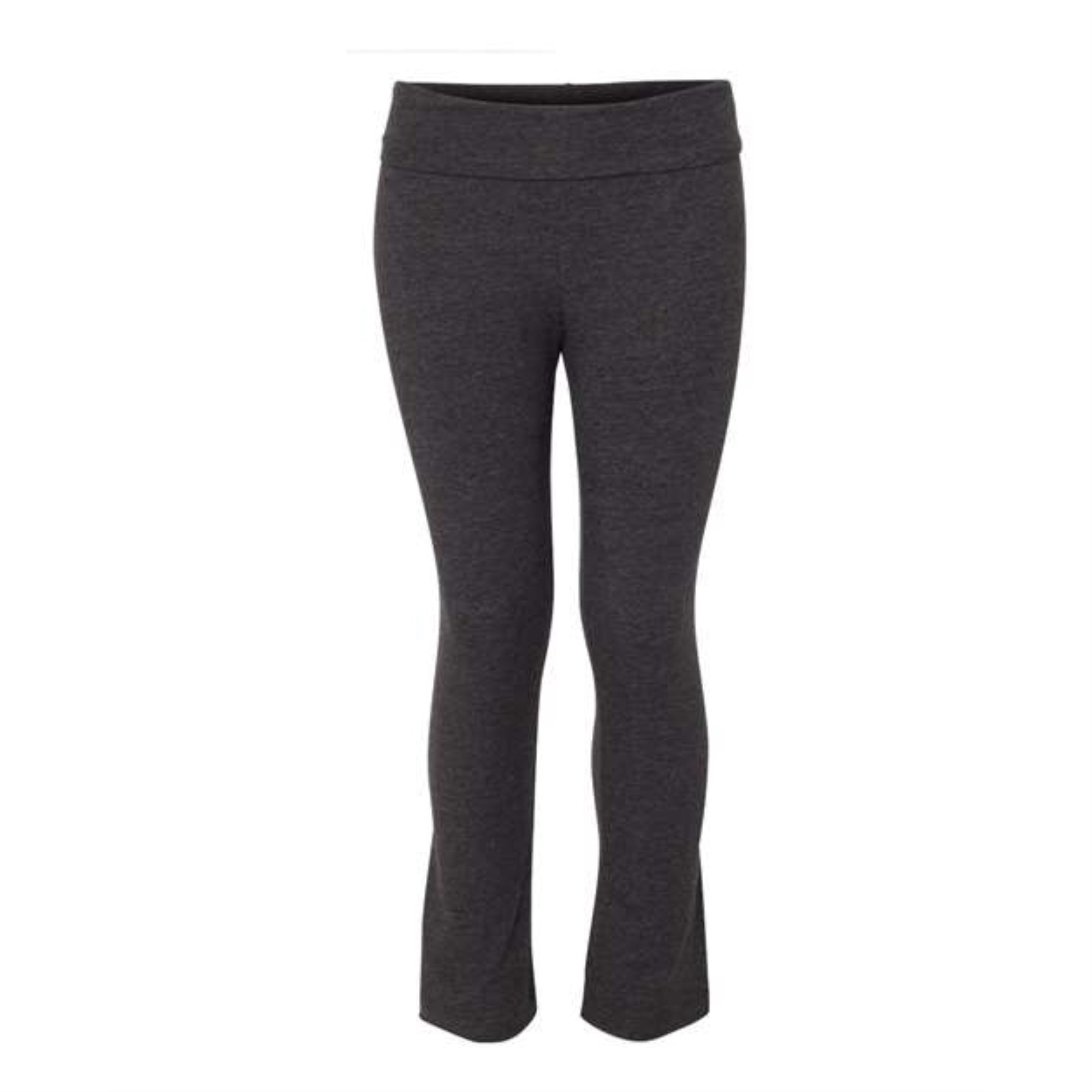 Boxercraft Girls' Practice Yoga Pants - Charcoal, M