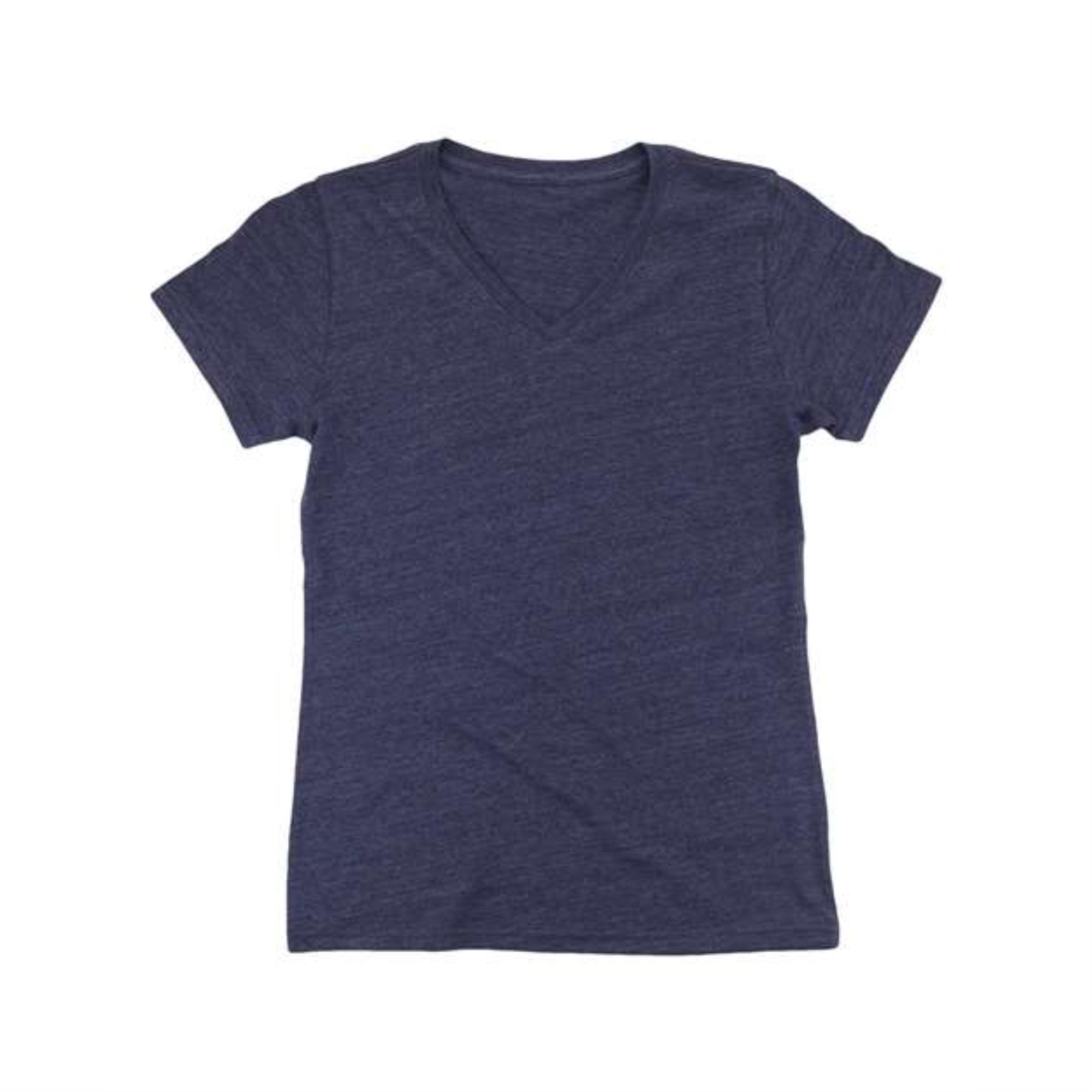 Boxercraft Girls' Relaxed V-Neck T-Shirt - Navy, S
