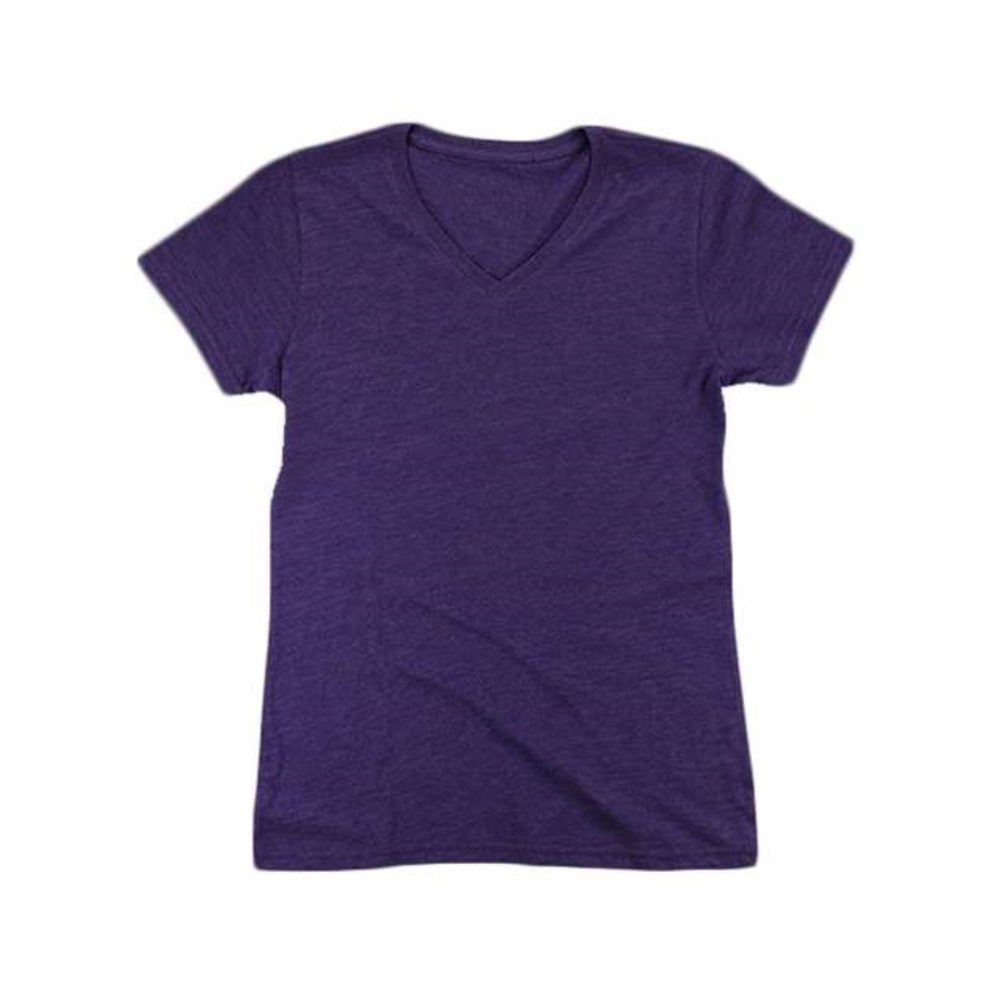 Boxercraft Girls' Relaxed V-Neck T-Shirt - Purple, L