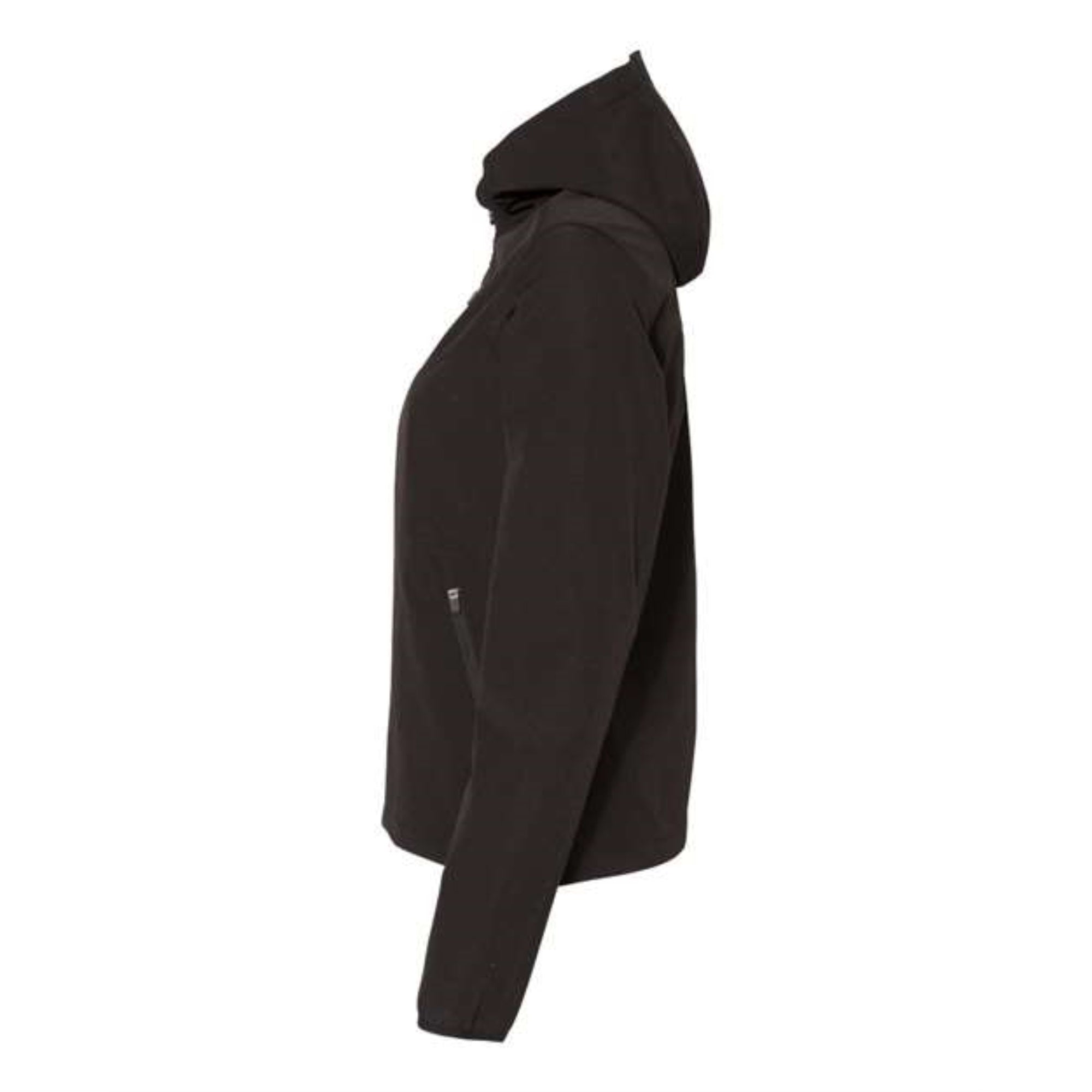 DRI DUCK Womens Ascent Soft Shell Hooded Jacket - Black, XL